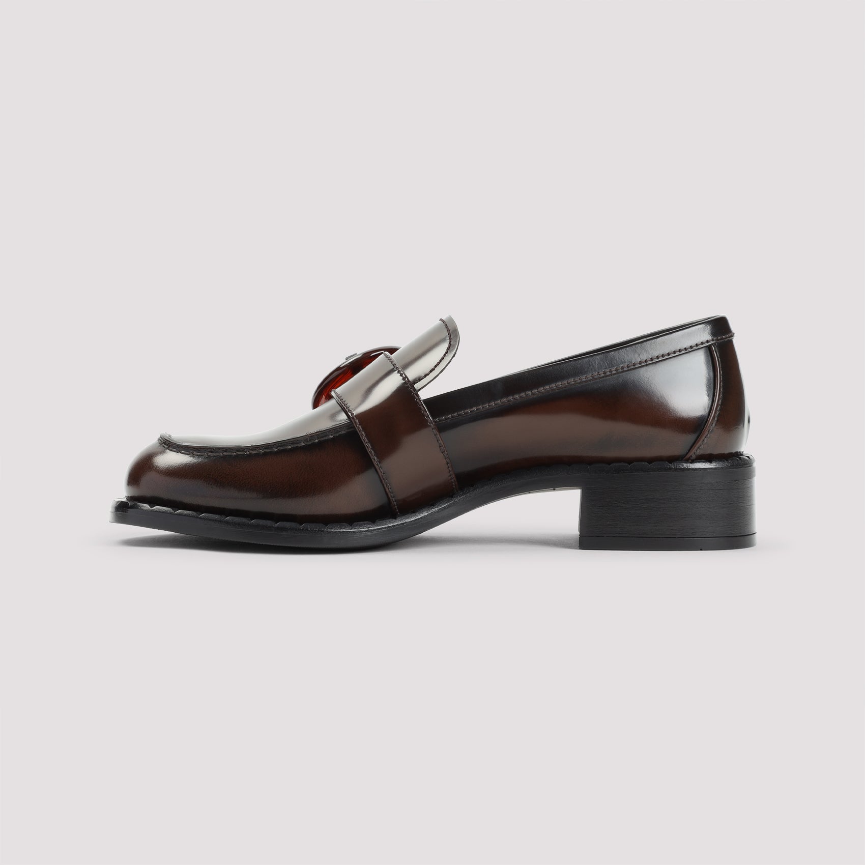 PRADA Elegant Leather Loafers for Women
