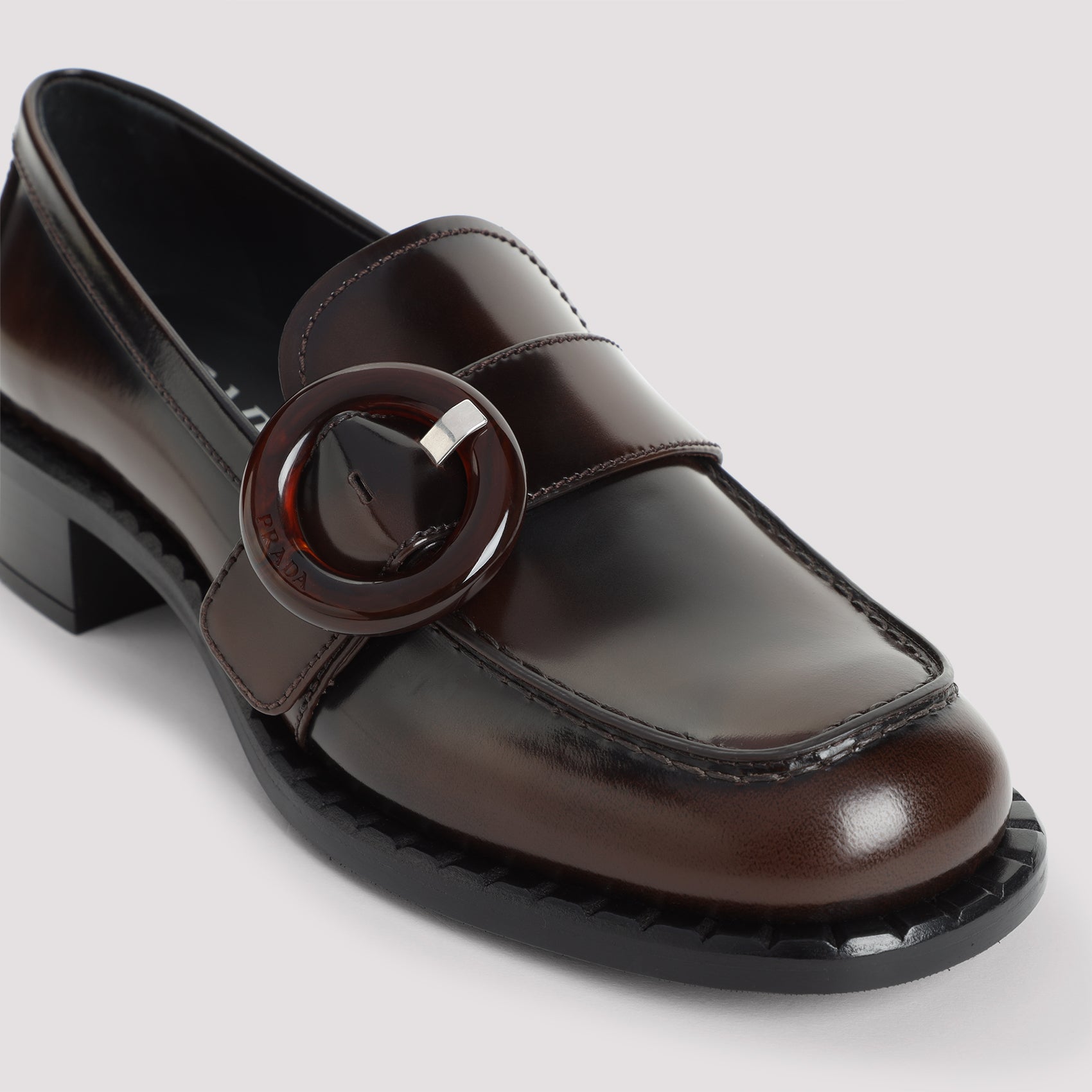 PRADA Elegant Leather Loafers for Women