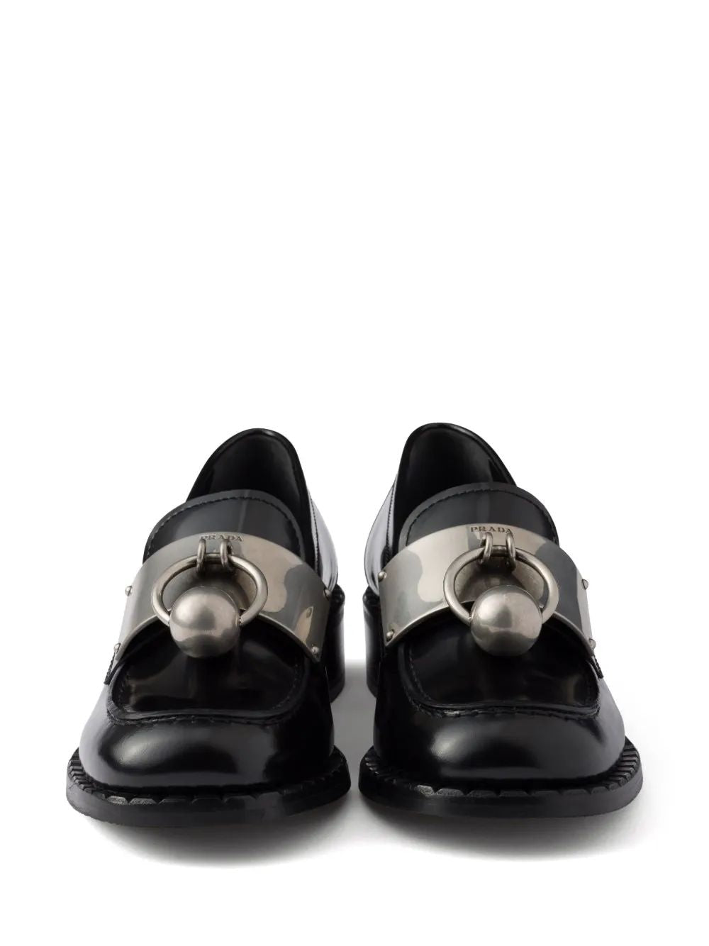 PRADA Premium Leather Loafers for Women - SS25 Collection