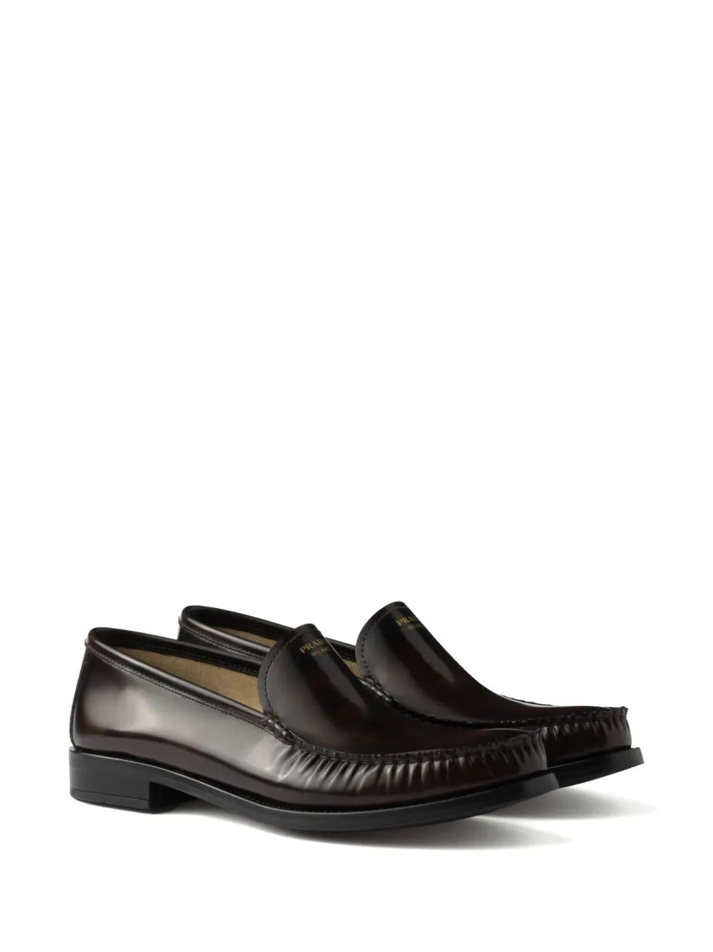PRADA Elegant Leather Loafers for Women - SS25