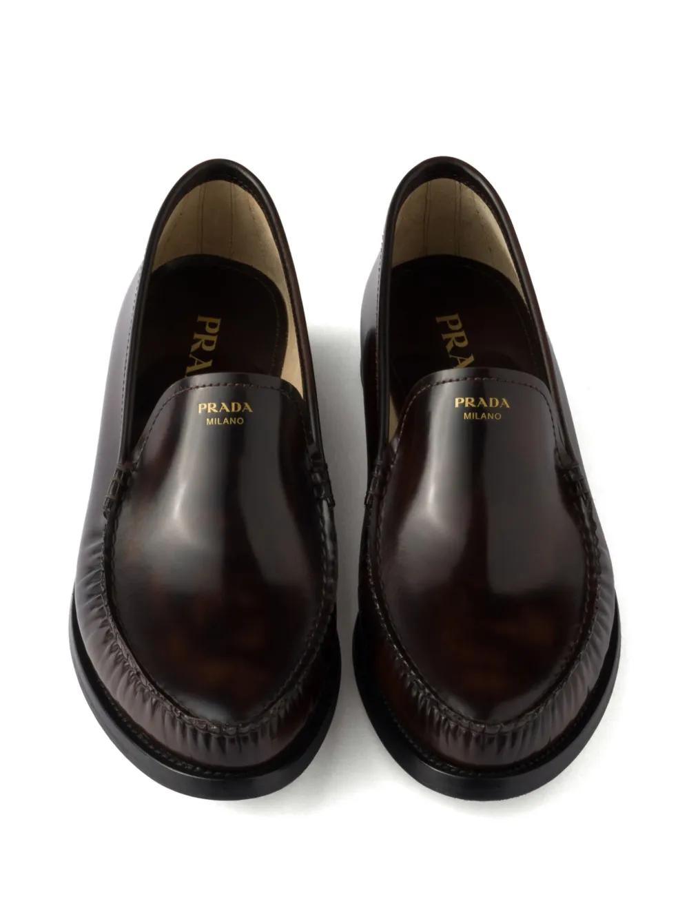 PRADA Elegant Leather Loafers for Women - SS25