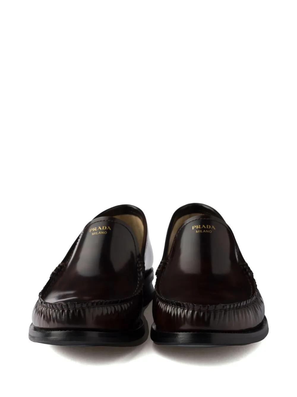PRADA Elegant Leather Loafers for Women - SS25