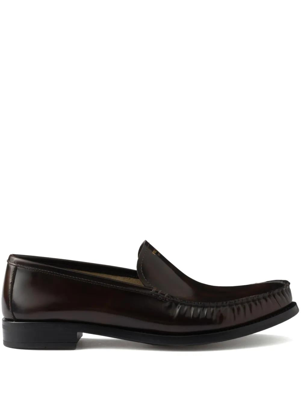 PRADA Elegant Leather Loafers for Women - SS25