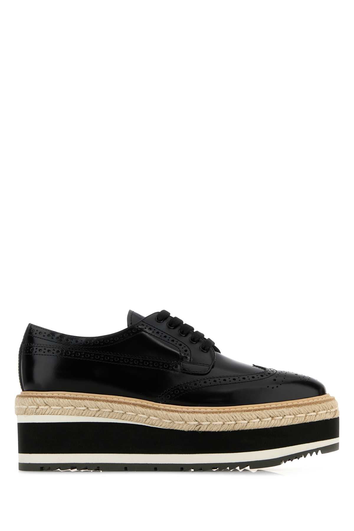 PRADA Lace-Up Leather Shoes for Women
