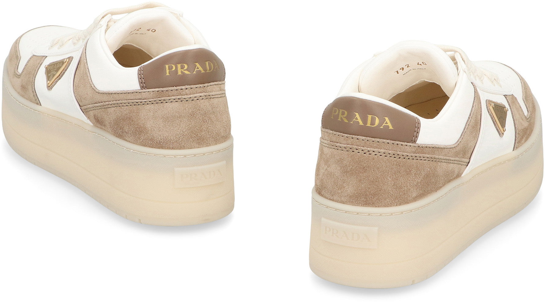 PRADA Downtown Bold Women's Sneakers with Oversized Sole