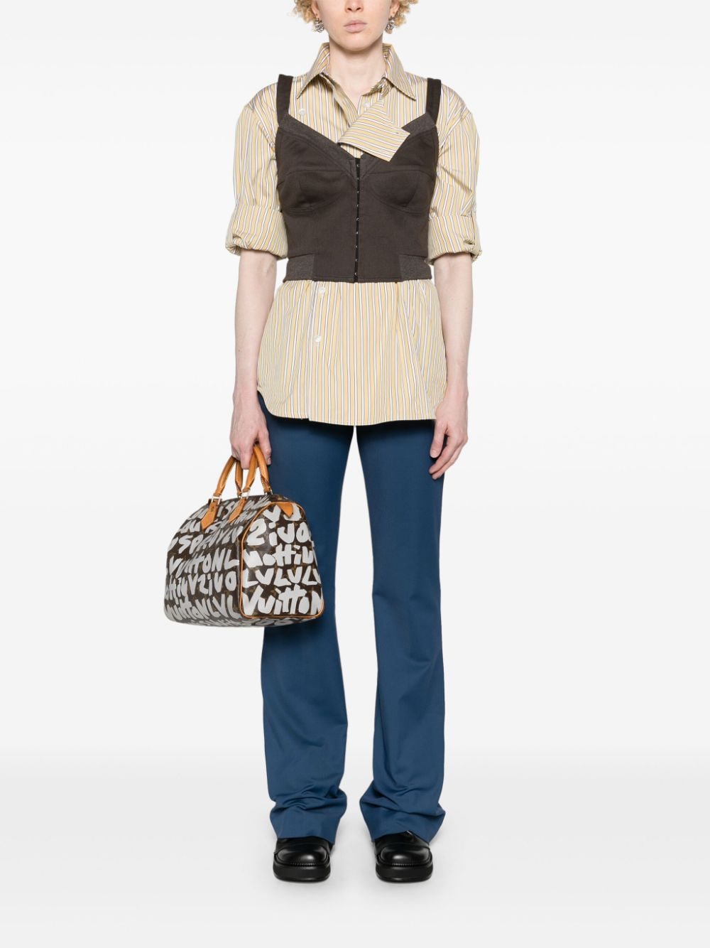 VIVIENNE WESTWOOD High-Waisted Flared Trousers