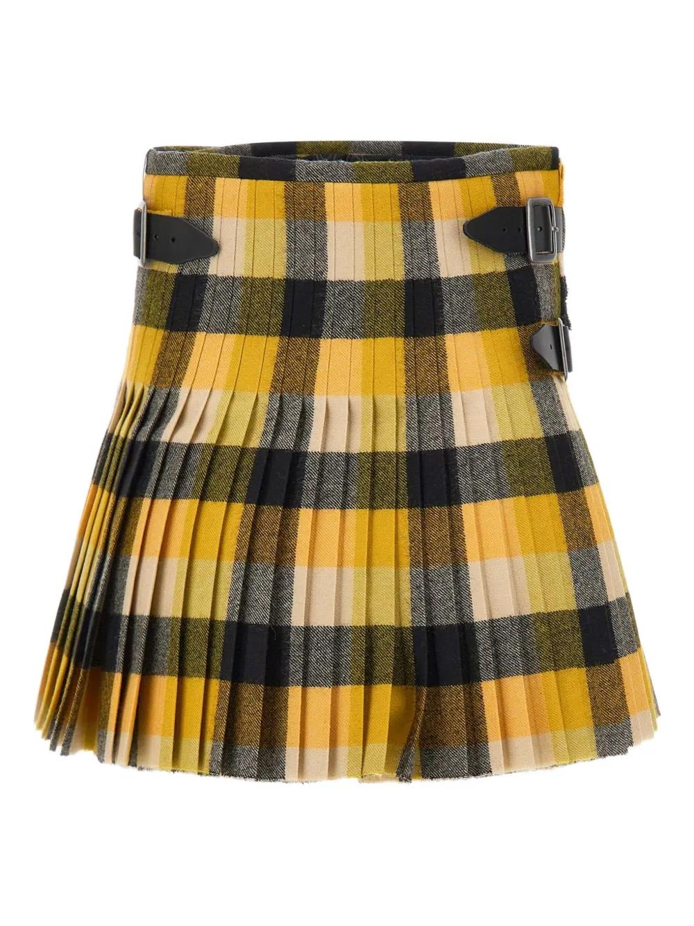 VIVIENNE WESTWOOD Pleated Buckle Mini Skirt