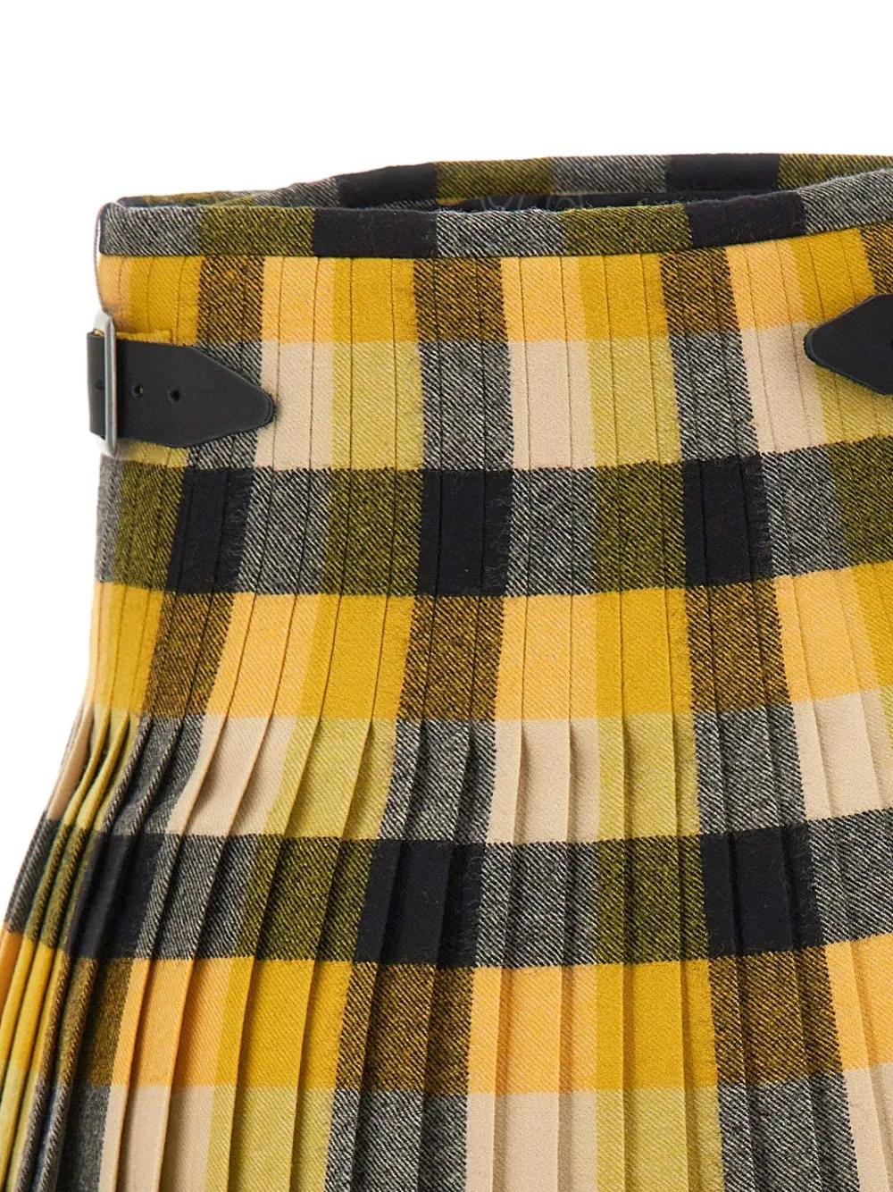 VIVIENNE WESTWOOD Pleated Buckle Mini Skirt