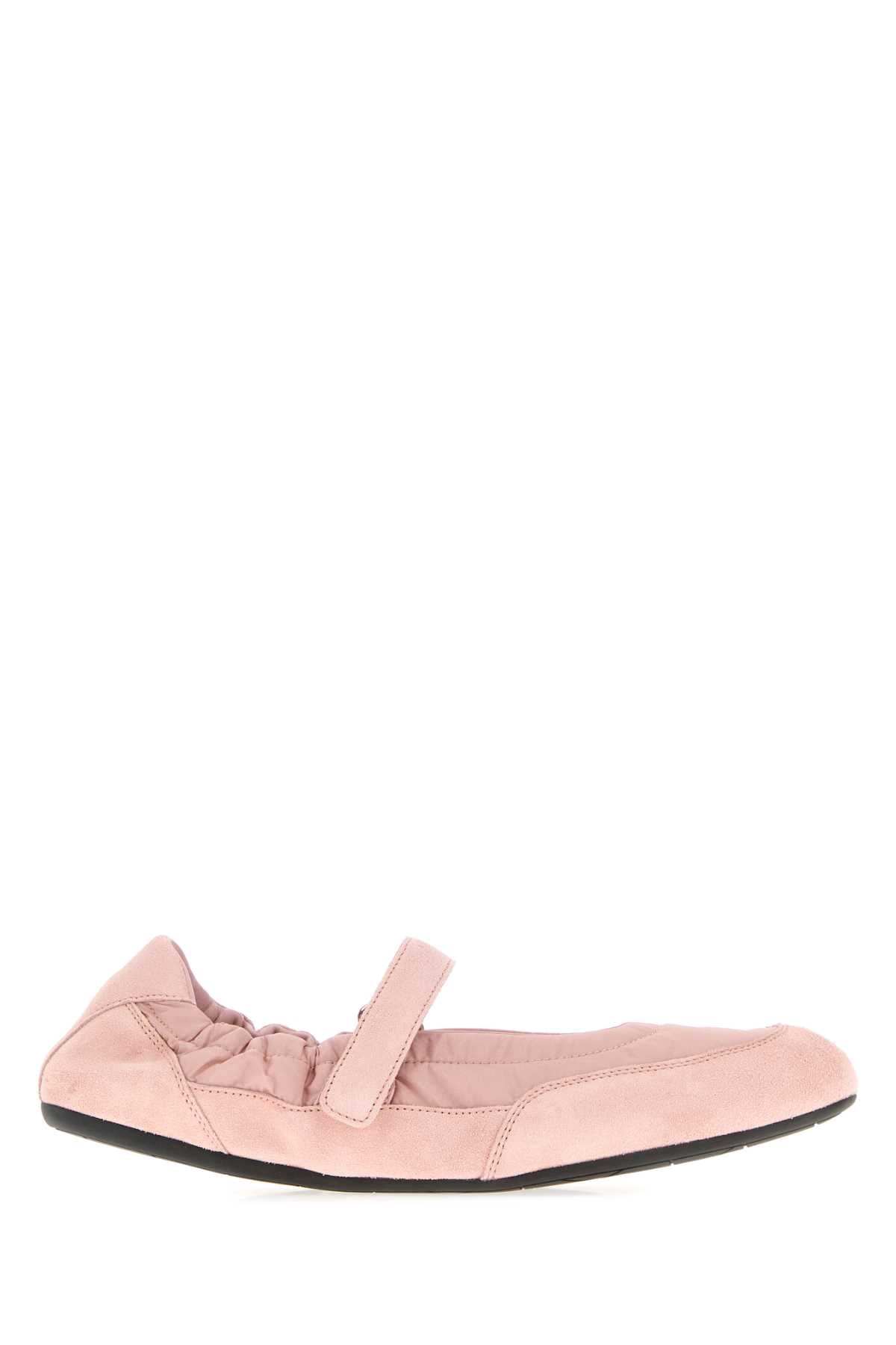 PRADA Re-Nylon and Suede Ballerinas - Women’s Size Options Available