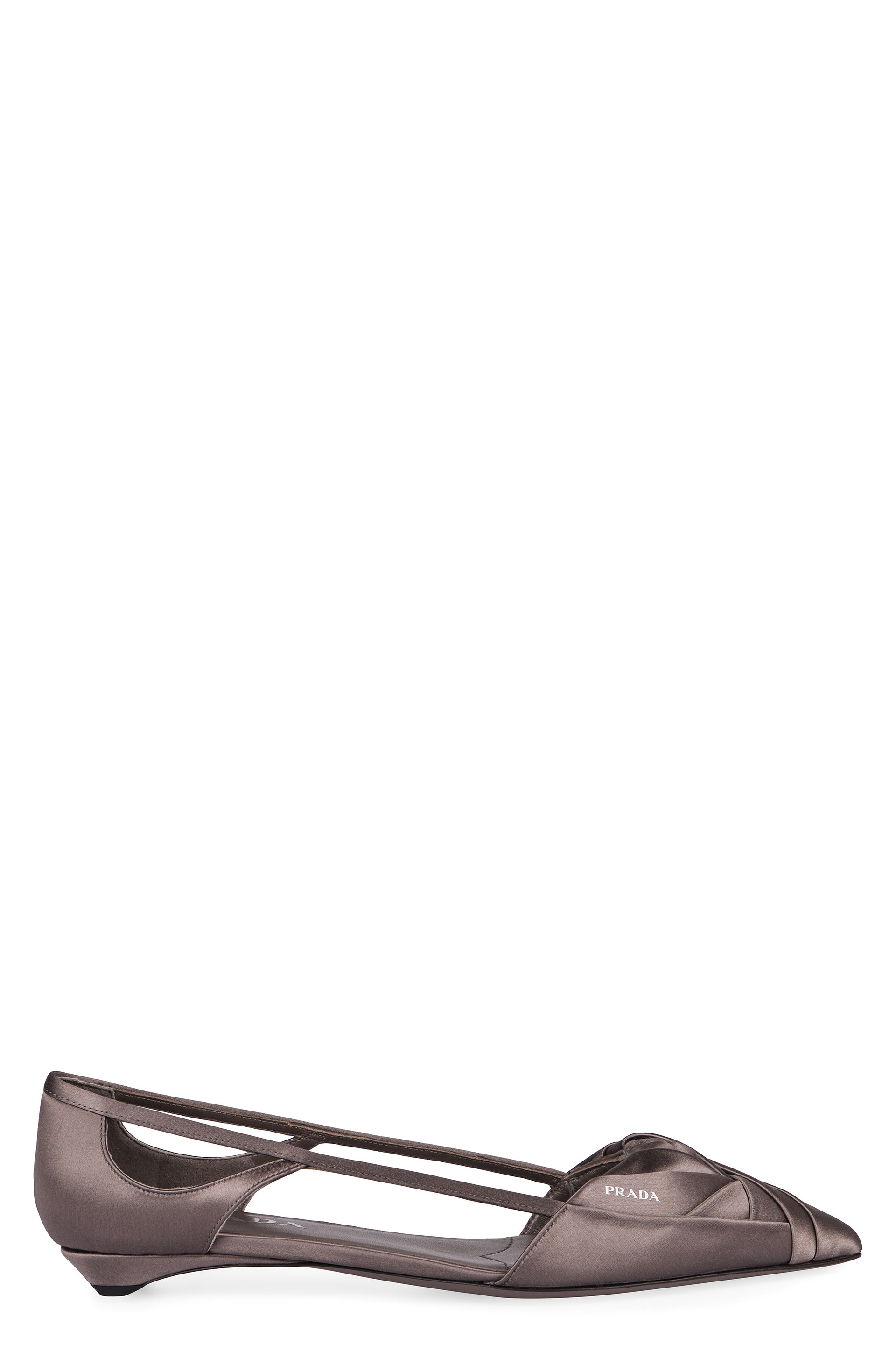 PRADA Satin Ballerinas for Women - Fall/Winter 2025