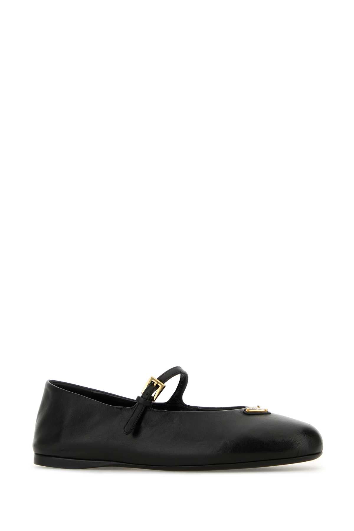 PRADA Sophisticated Nappa Leather Ballerinas for Women