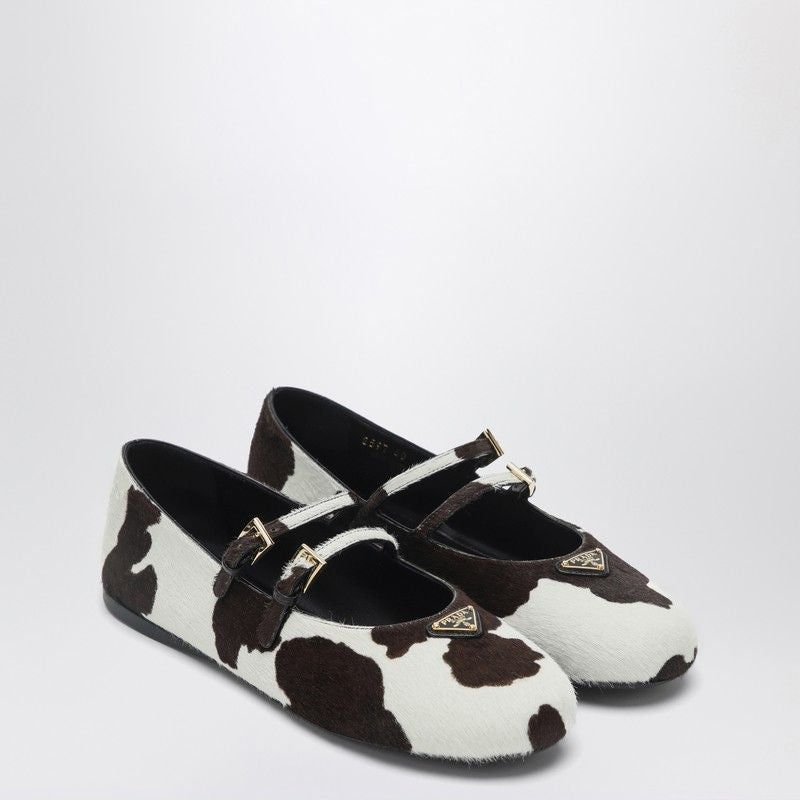 PRADA Elegant Ballerinas with Animal Print for Women