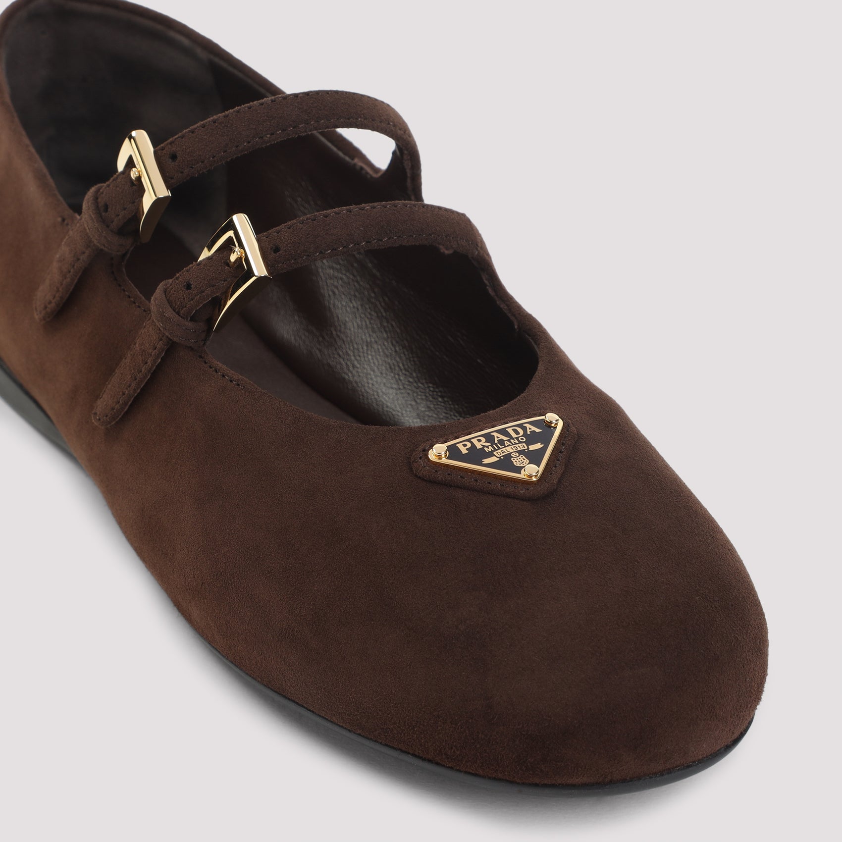 PRADA Suede Leather Ballerinas for Women