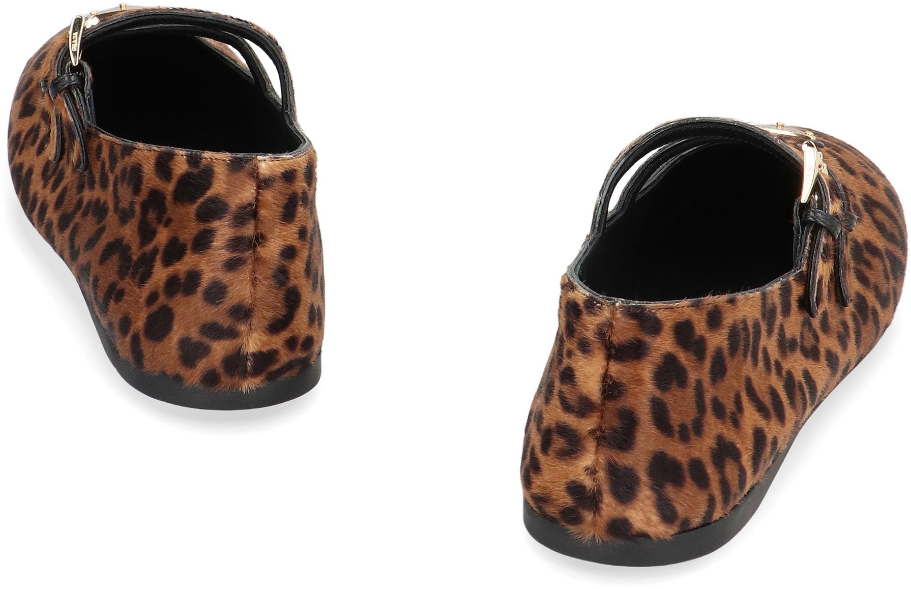 PRADA Printed Leather Ballet Flats for Women