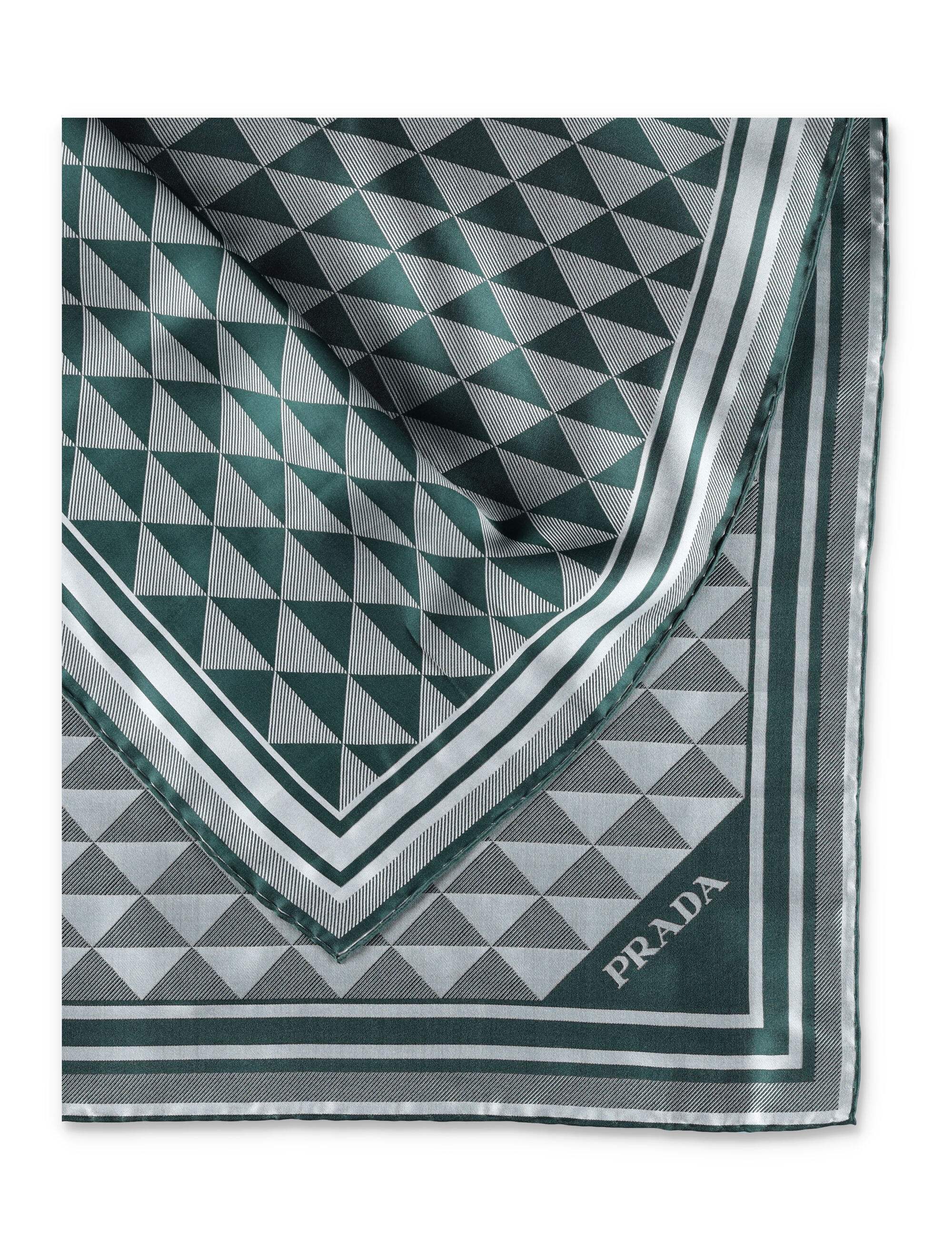 Prada Elegant Silk Scarf for Women - FW25 Collection