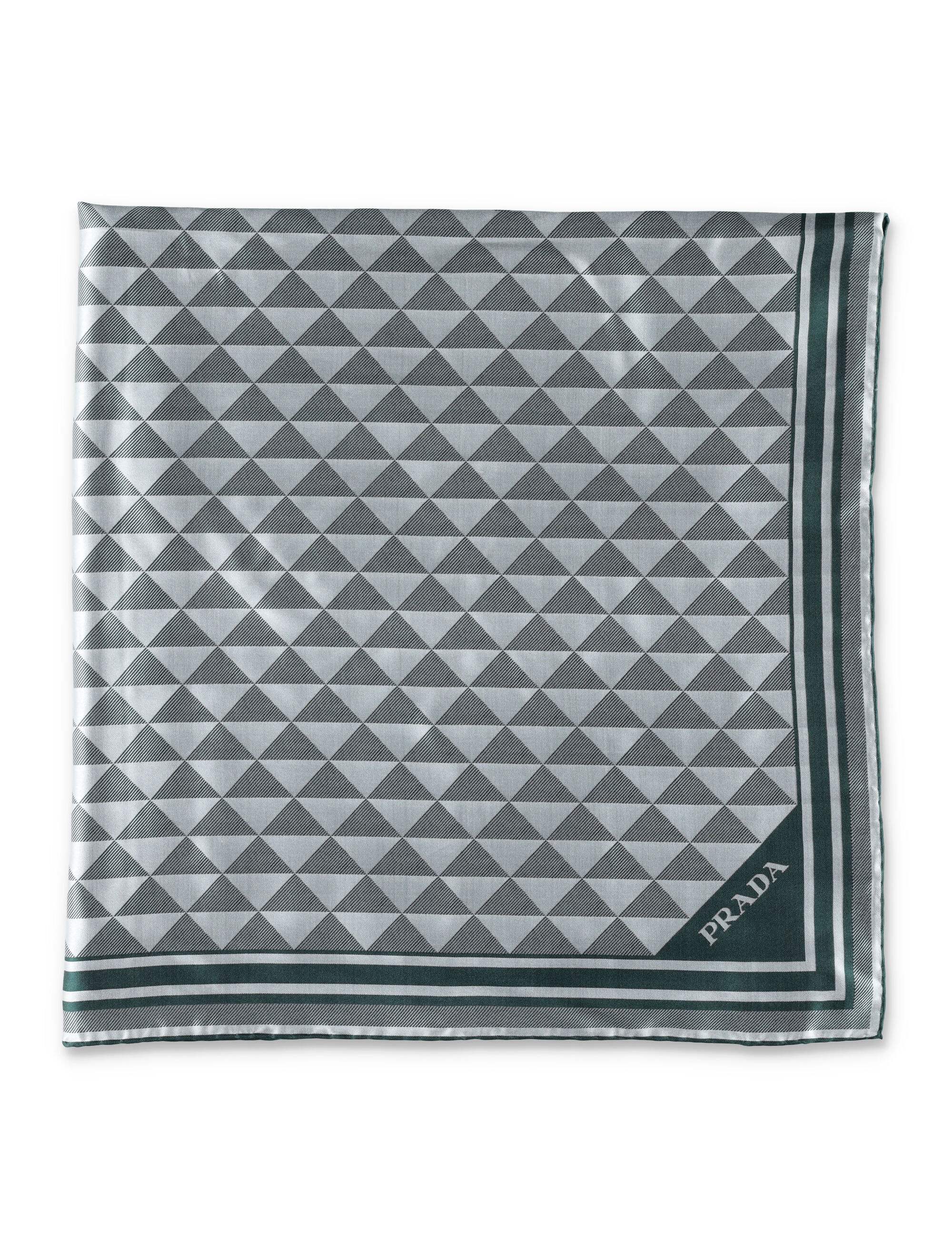 Prada Elegant Silk Scarf for Women - FW25 Collection