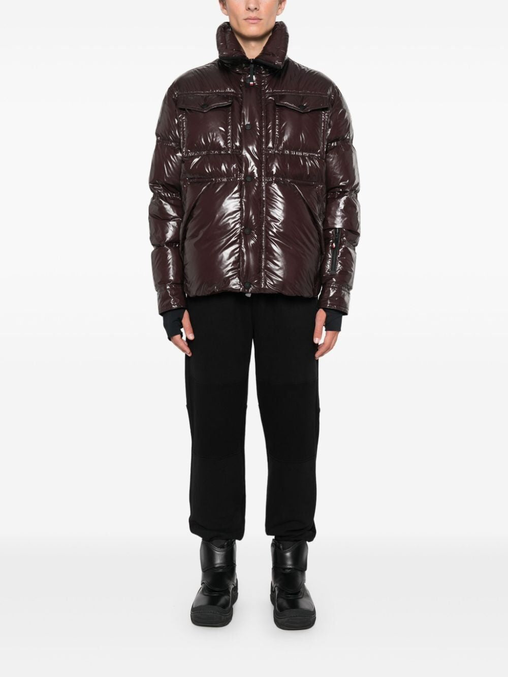 MONCLER Glossy Finish Down Jacket for Men - FW24 Collection