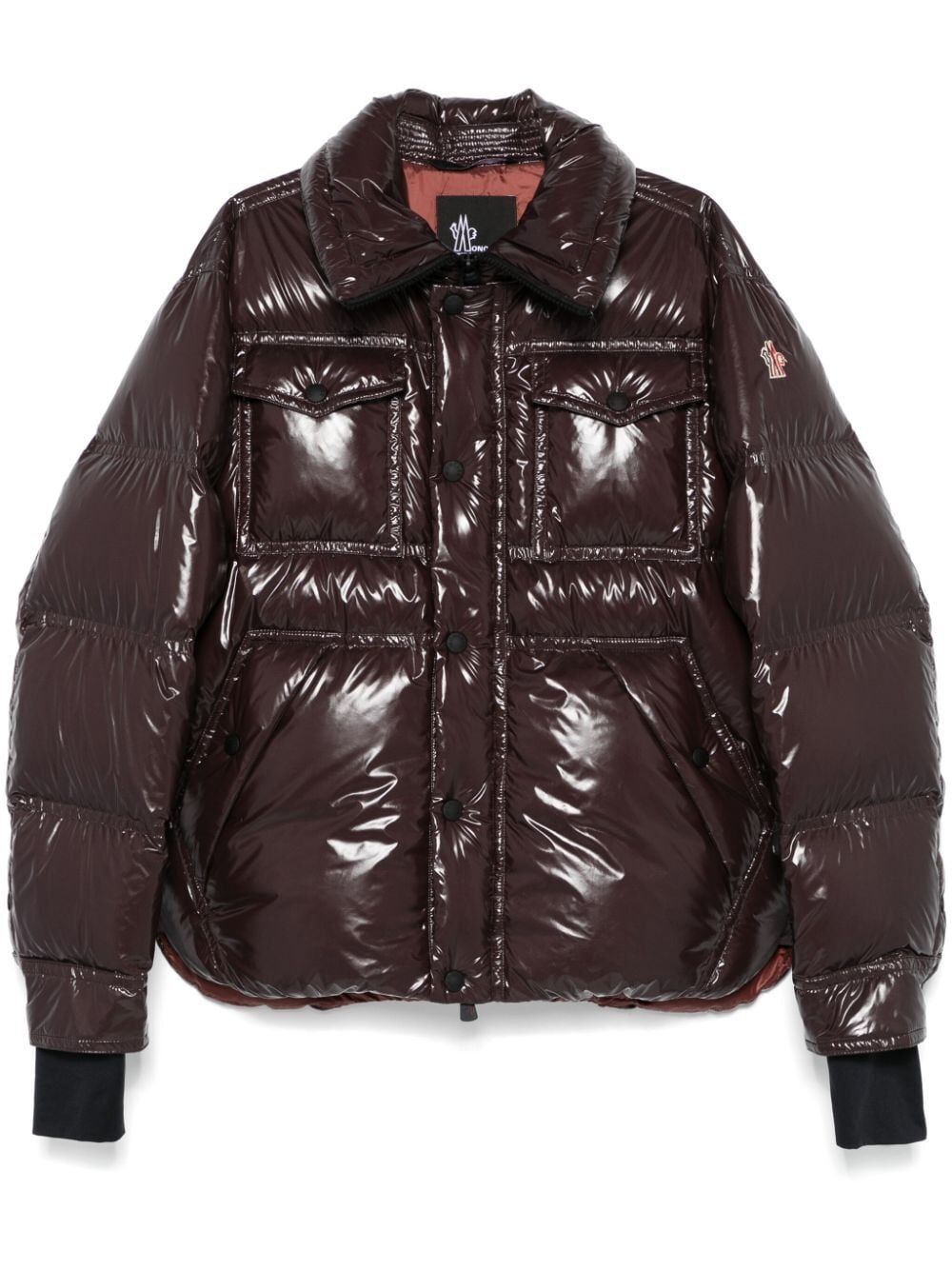 MONCLER Glossy Finish Down Jacket for Men - FW24 Collection