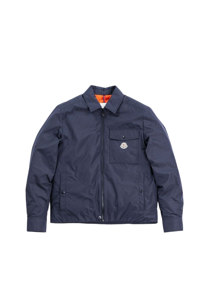 MONCLER Men's Down-Filled Micro Nylon Shirt Jacket