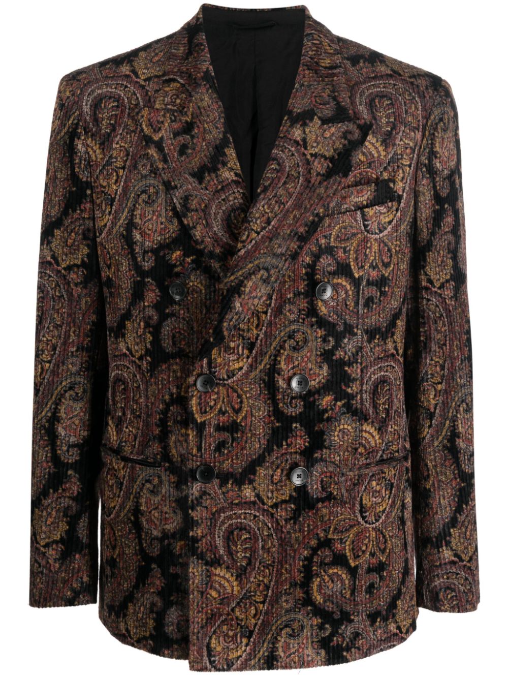 ETRO Double-Breasted Corduroy Blazer