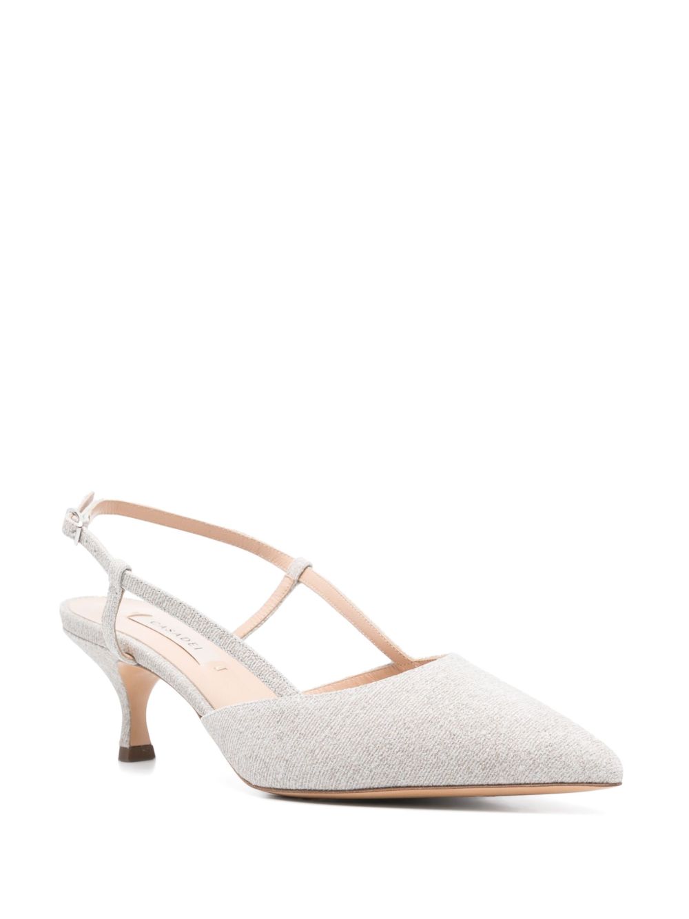 CASADEI Elegant Leather Pumps with Slingback Strap