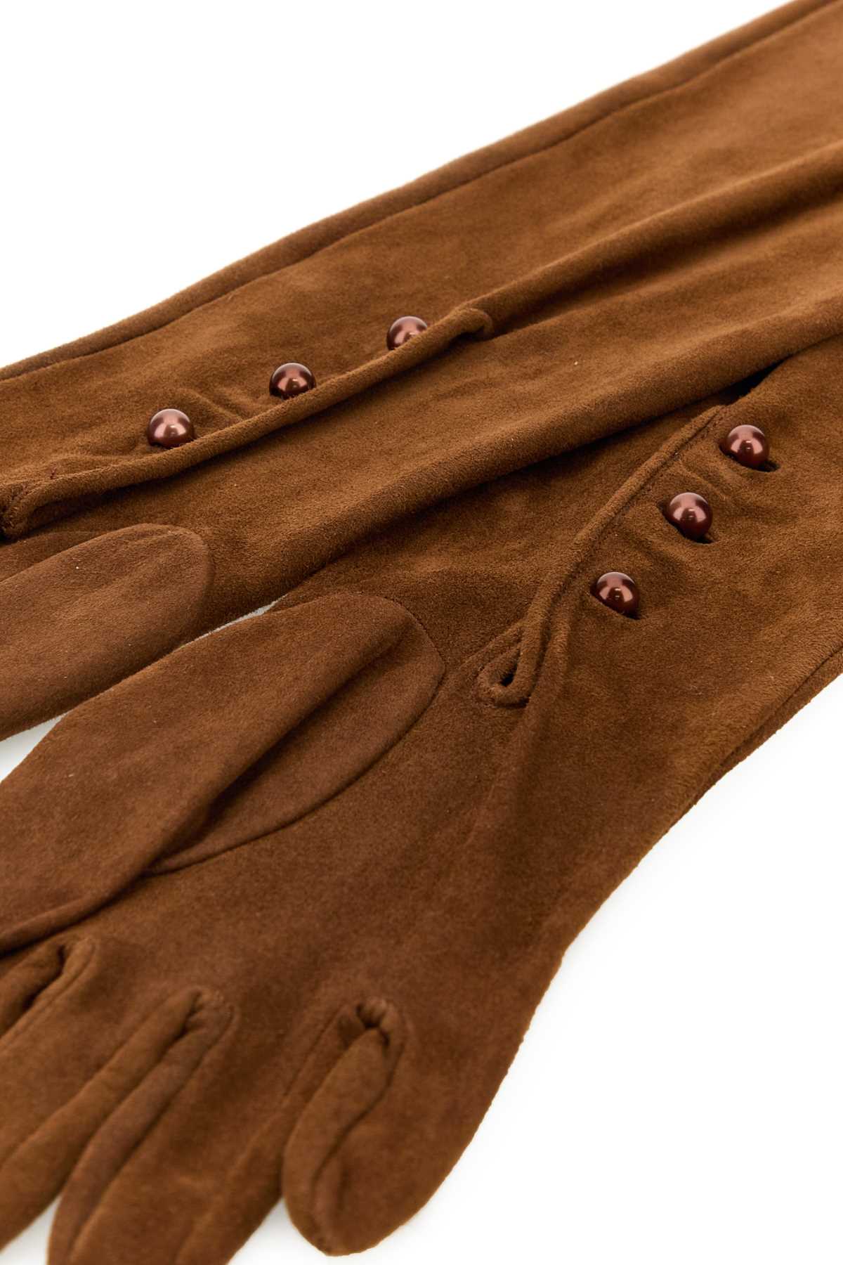 PRADA Suede Long Gloves for Women