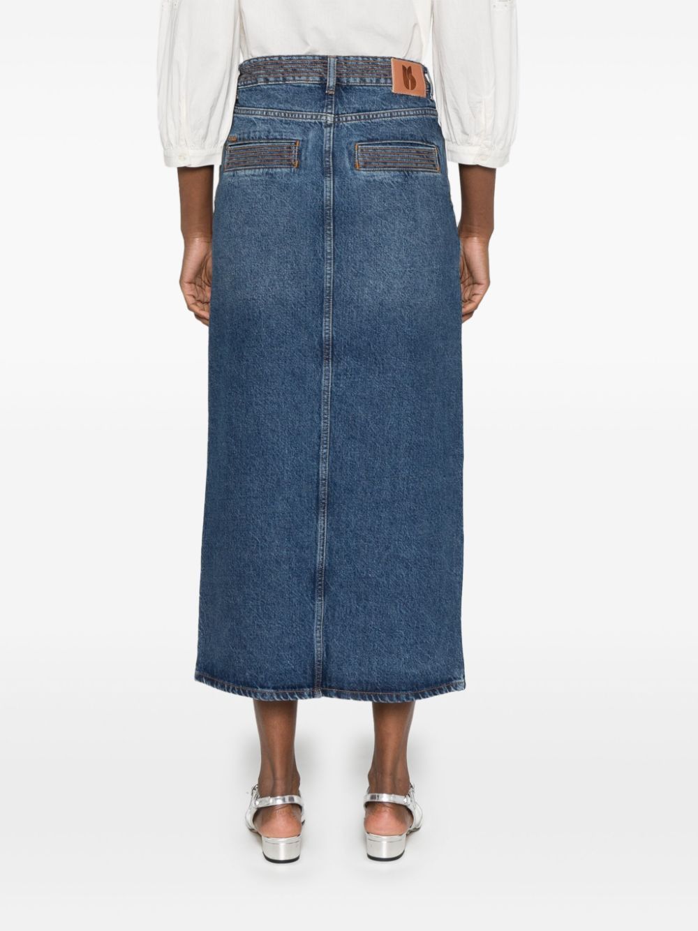 BA&SH Denim Skirt - Mini Style for Women