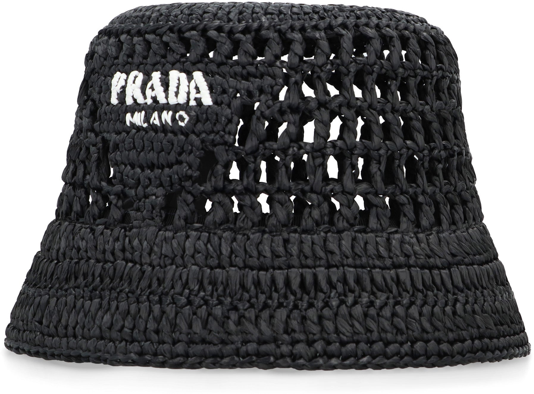 PRADA Raffia Bucket Hat