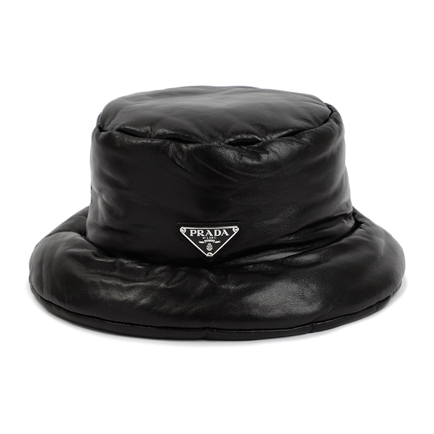 PRADA Padded Leather Hat for Women