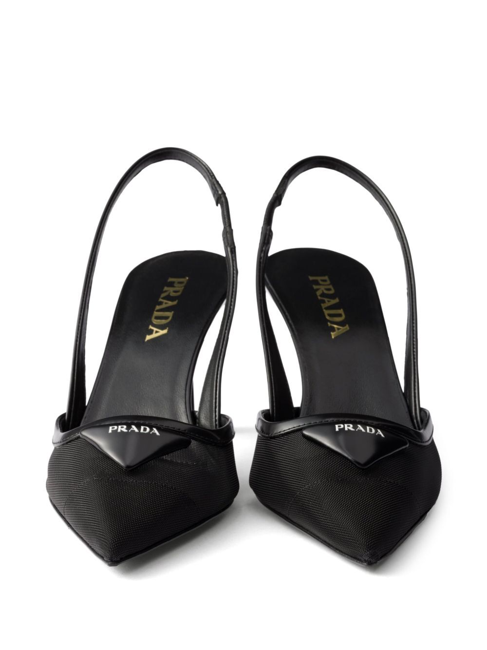 PRADA Elegant Mesh Slingback Pumps - SS25