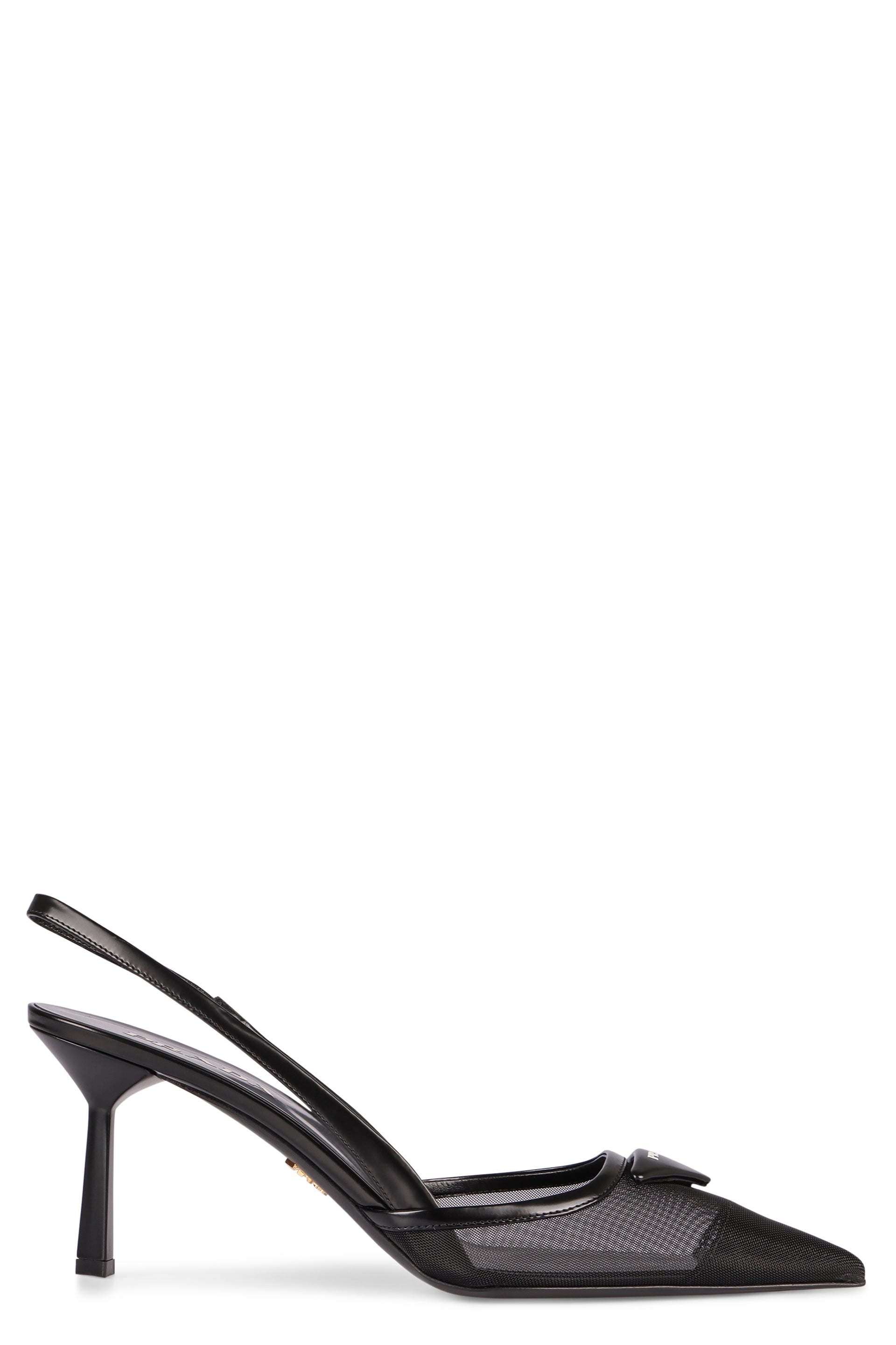 PRADA Elegant Mesh Slingback Pumps - SS25