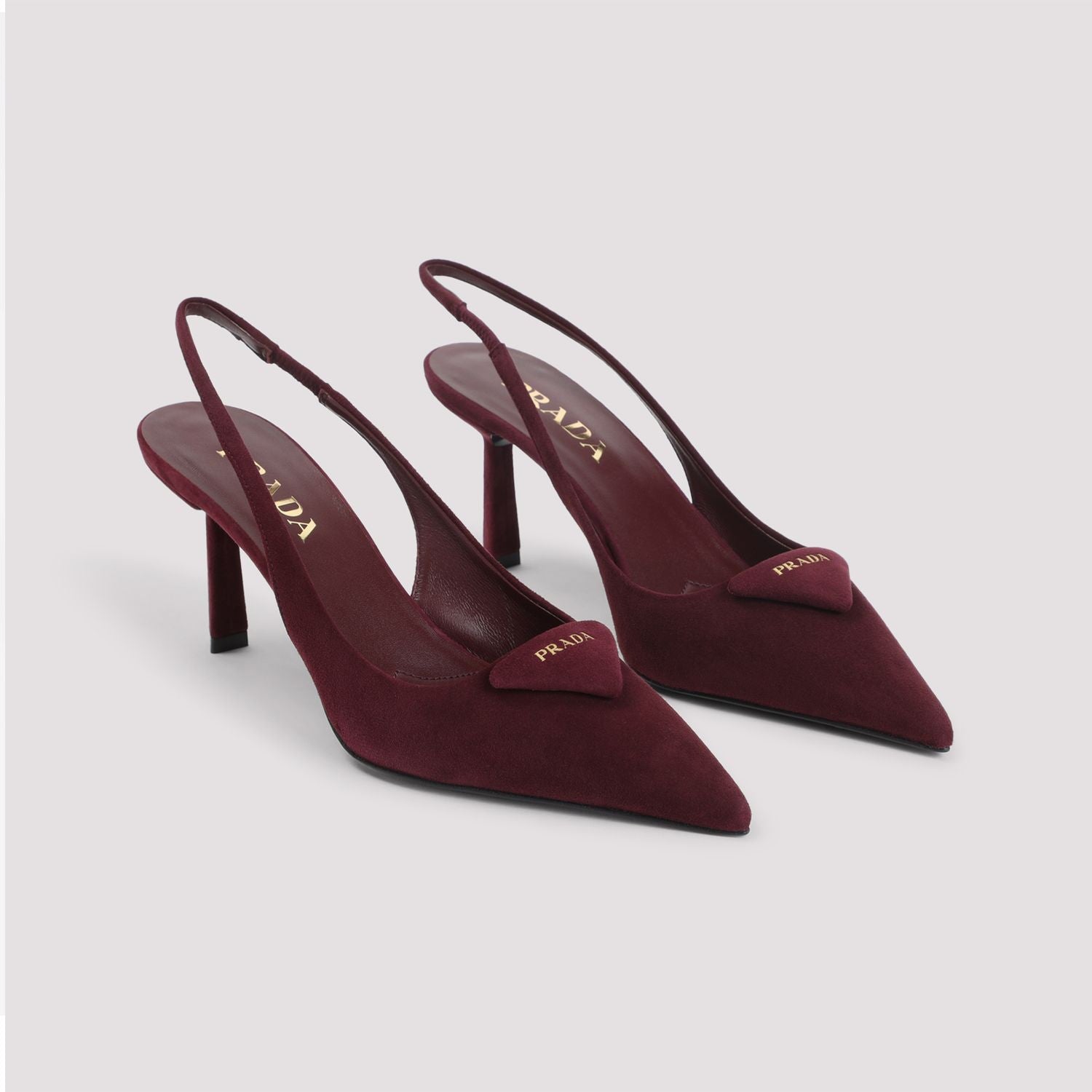 PRADA Suede Pumps for Women - FW25 Collection