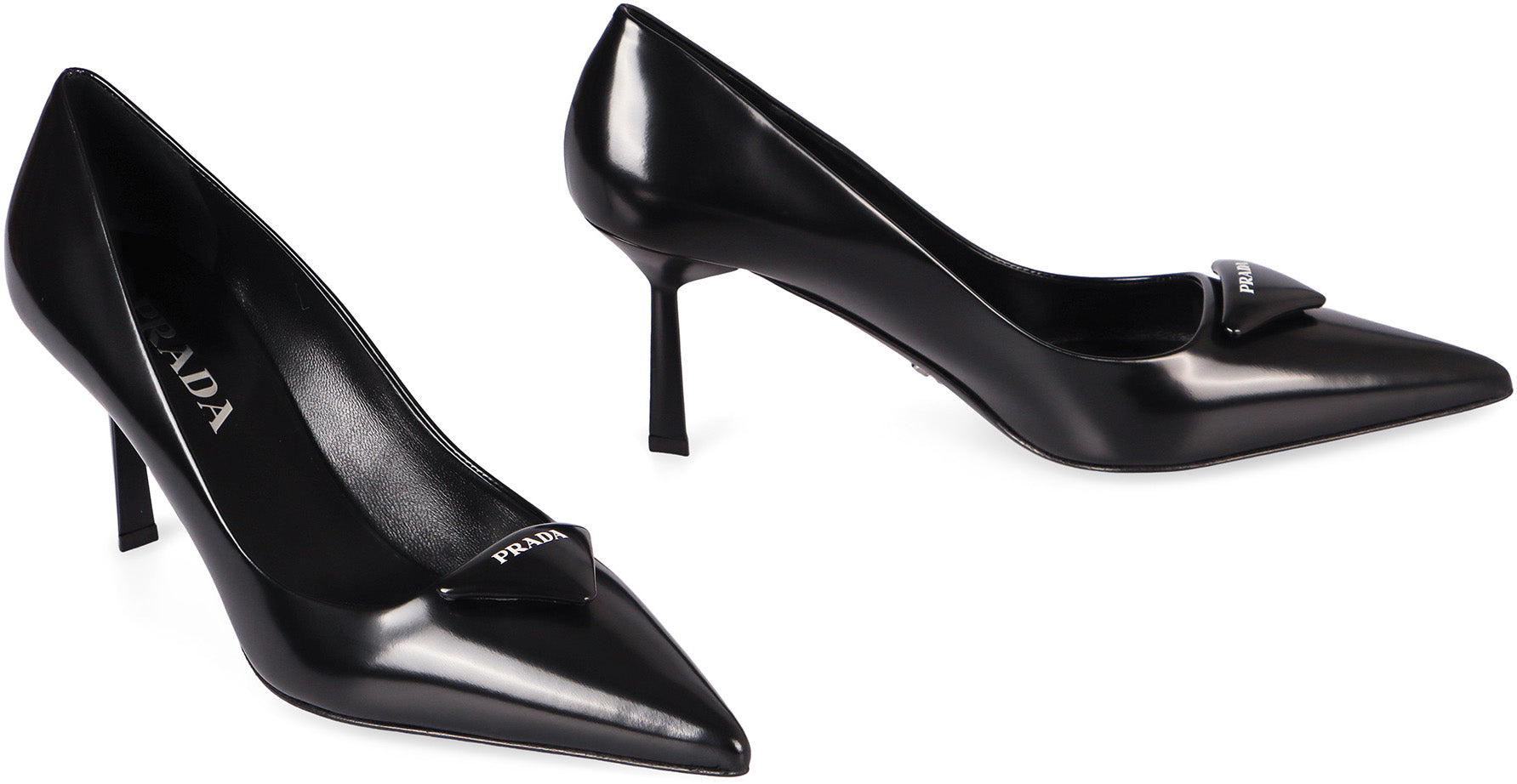 PRADA Leather Pumps with Pointy Toe