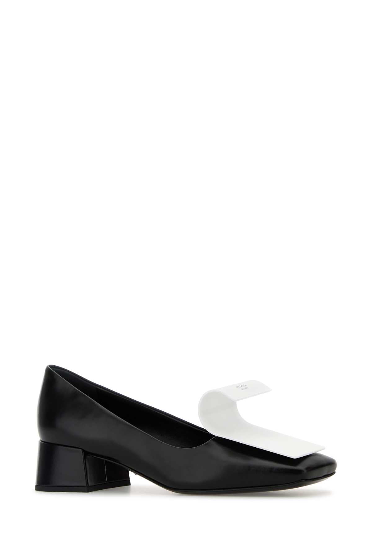 PRADA Two-Tone Leather Pumps for Women