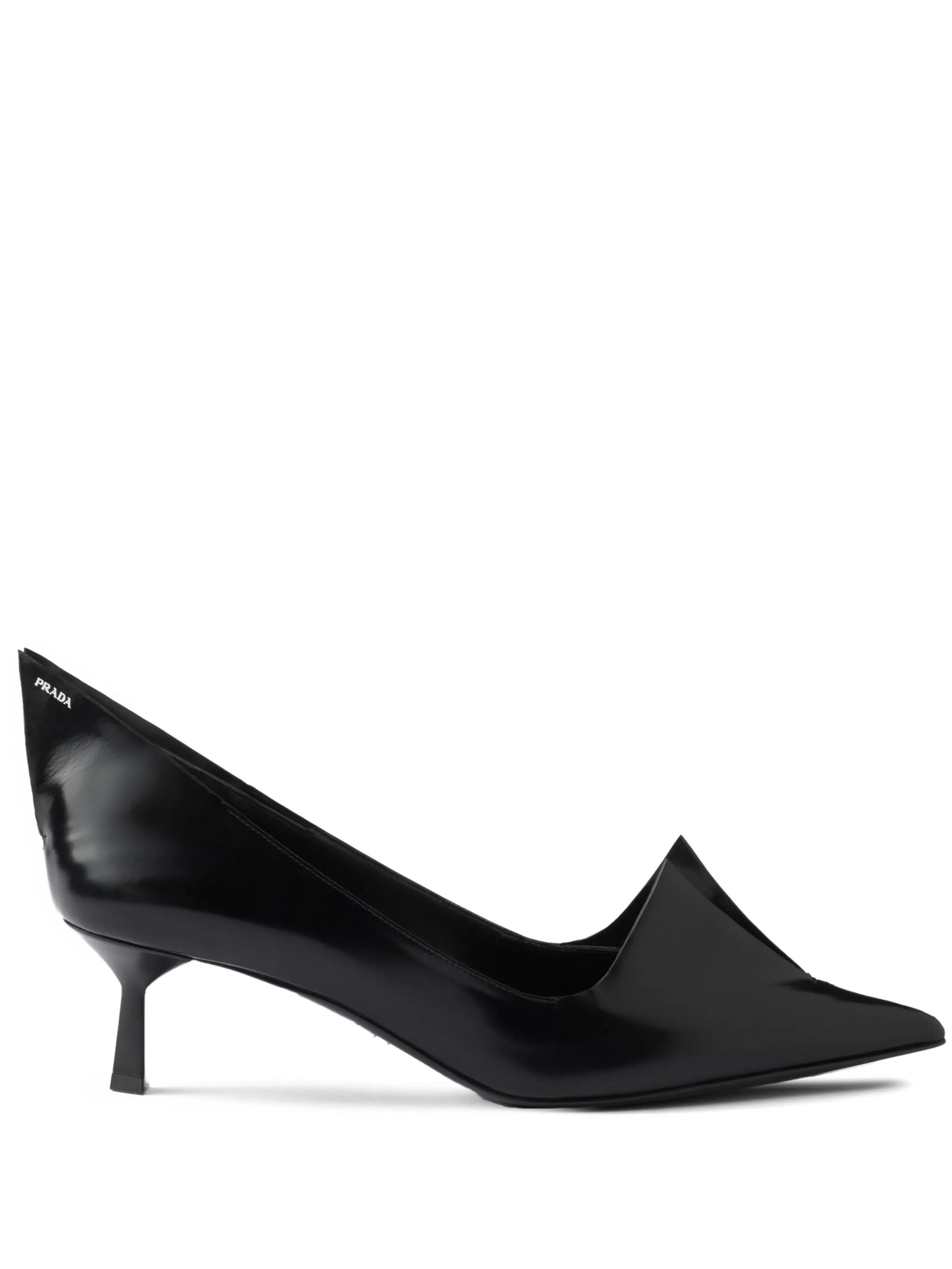 PRADA Brushed Leather Women's Décolleté Pumps