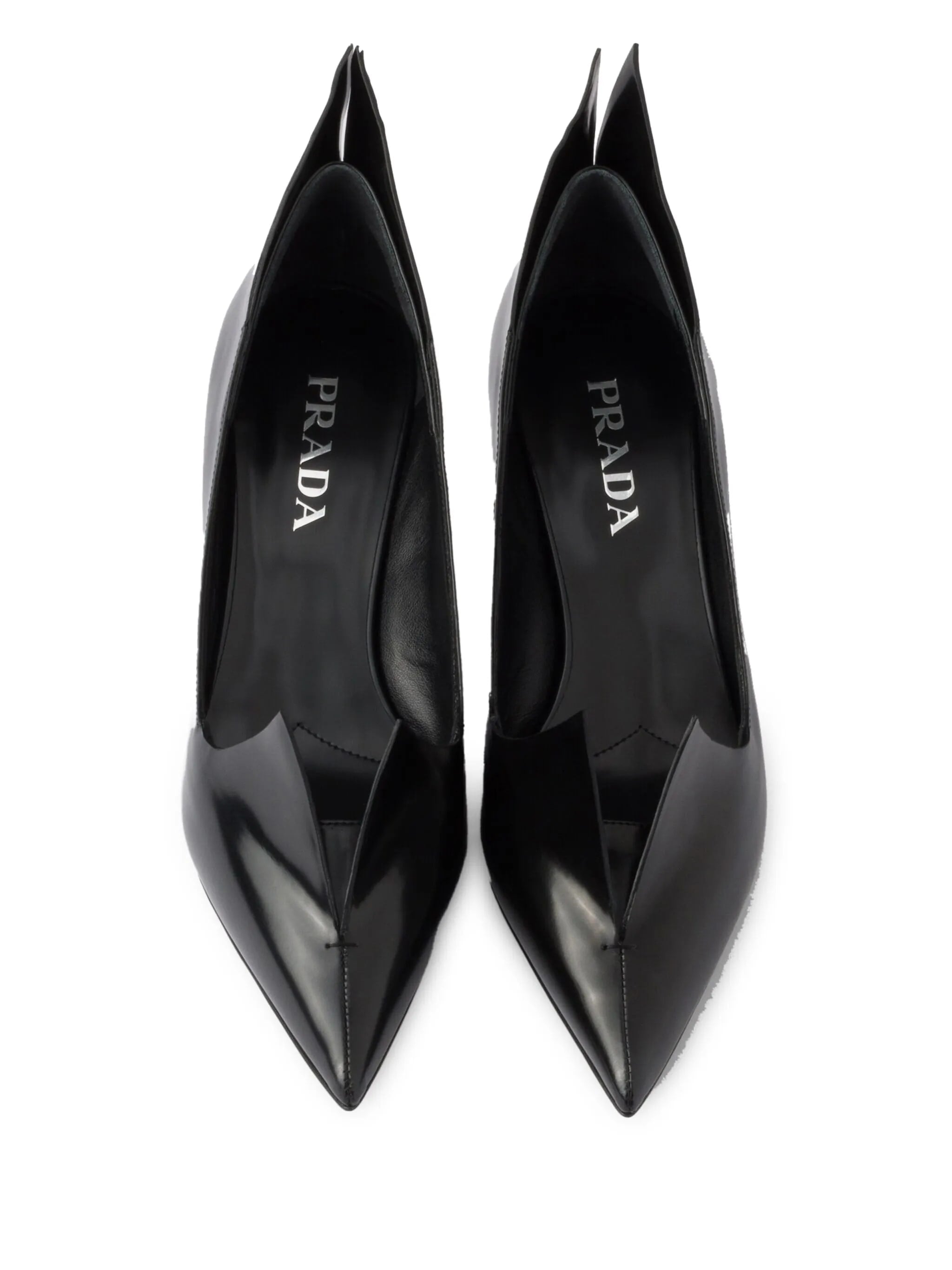 PRADA Brushed Leather Women's Décolleté Pumps