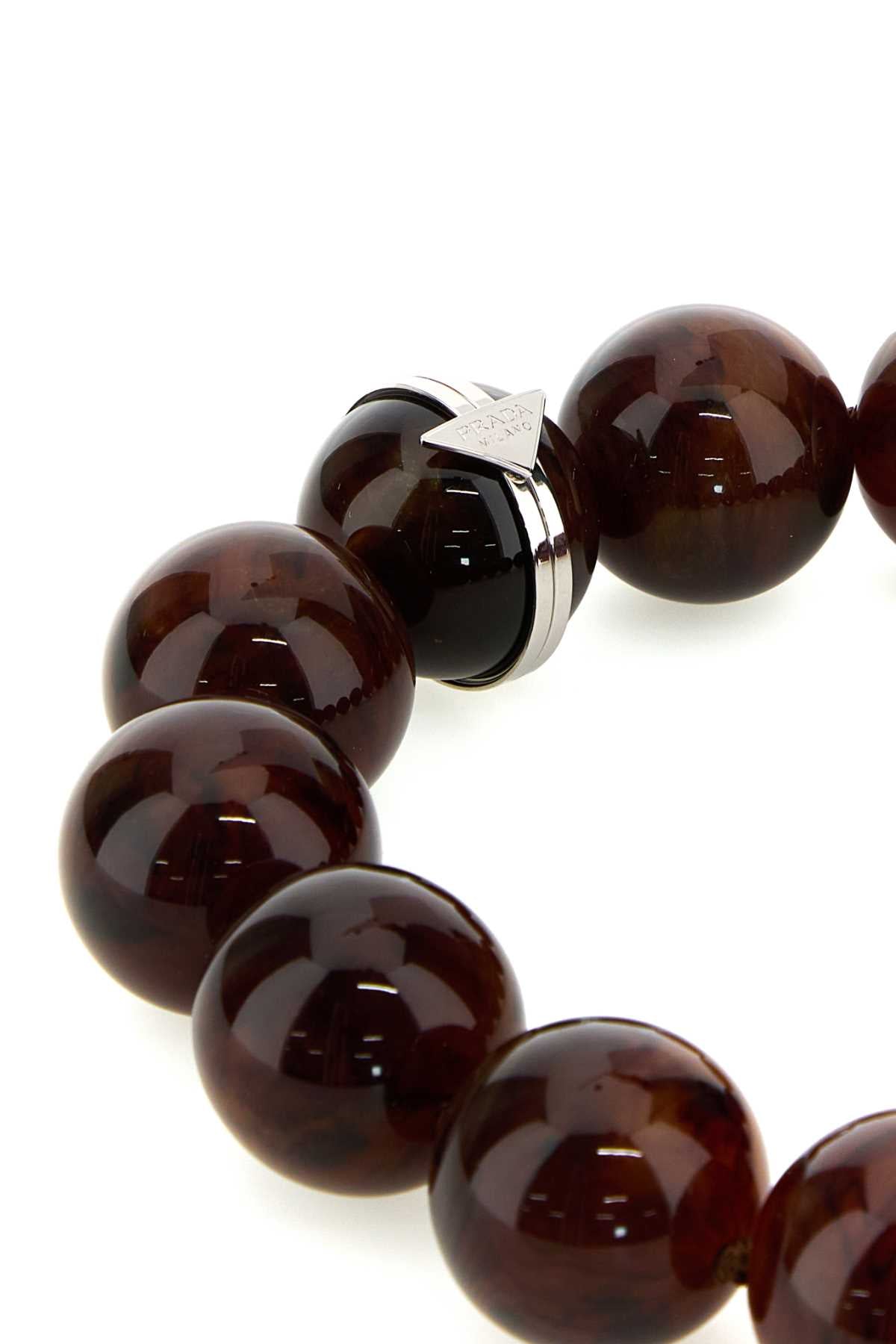 PRADA Printed Pearls Necklace