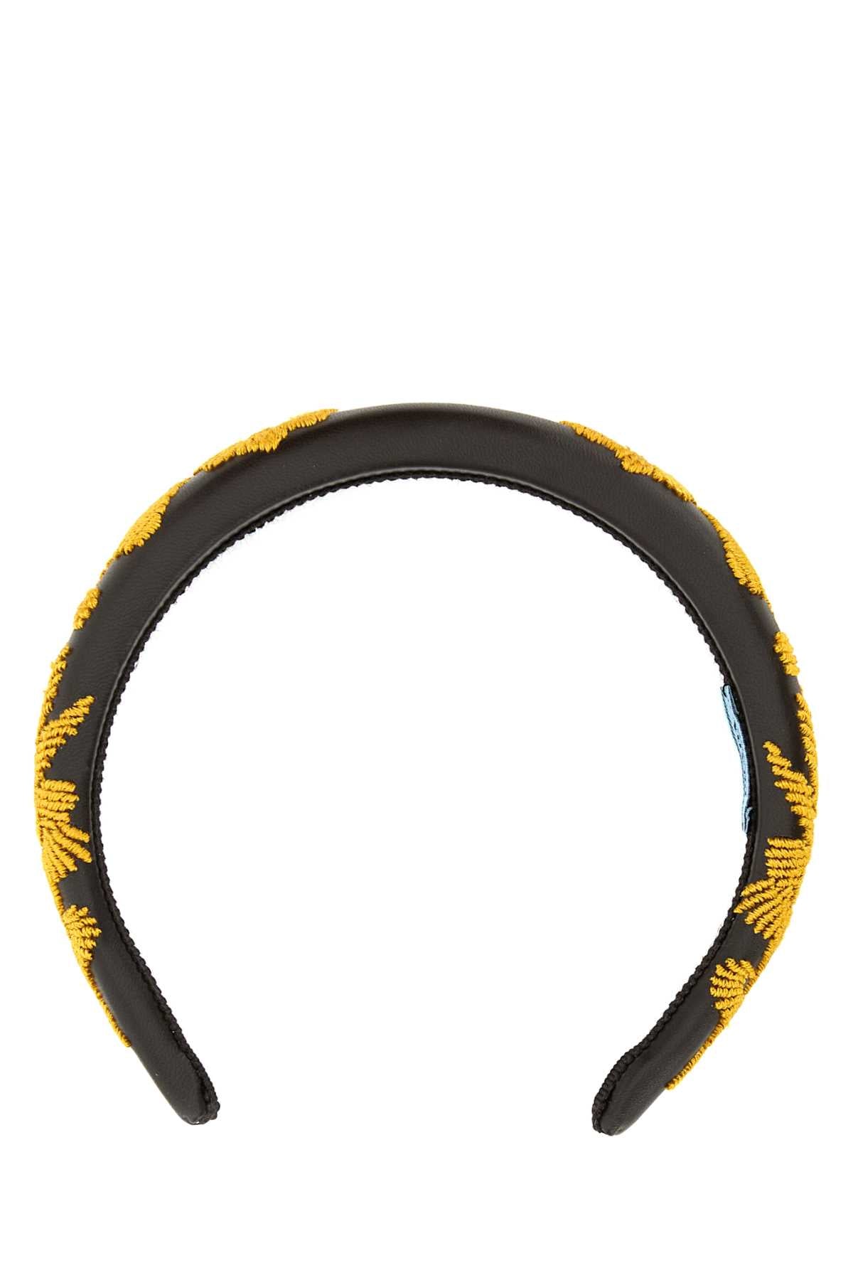 PRADA Nappa Leather Hairband