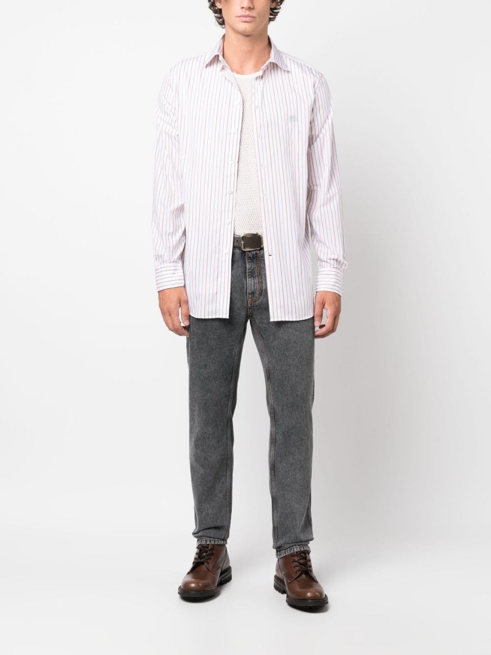 ETRO Striped Cotton Shirt for Men