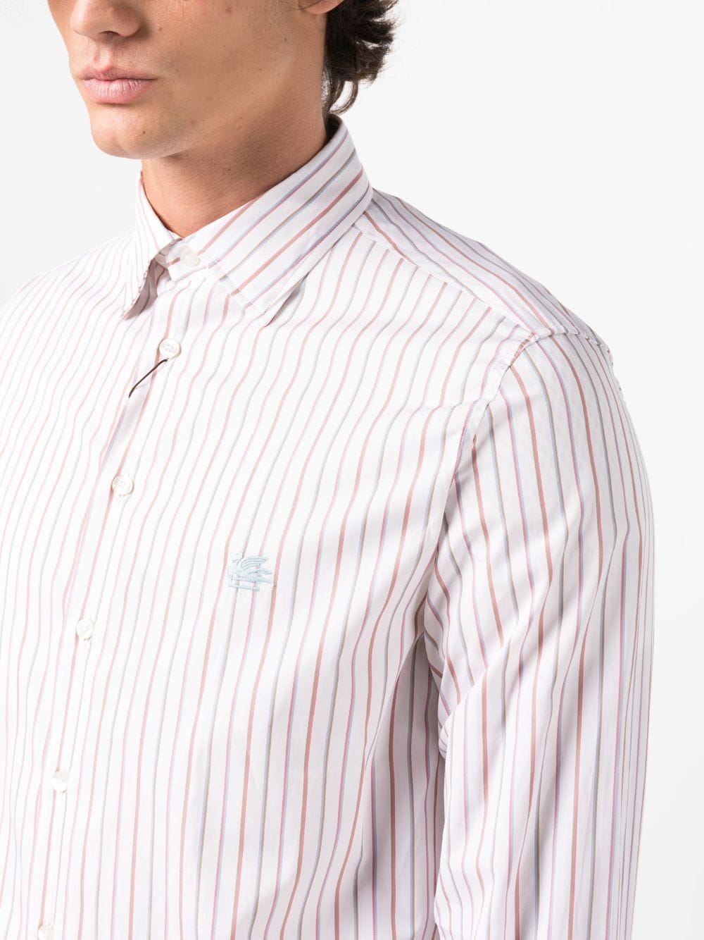 ETRO Striped Cotton Shirt for Men
