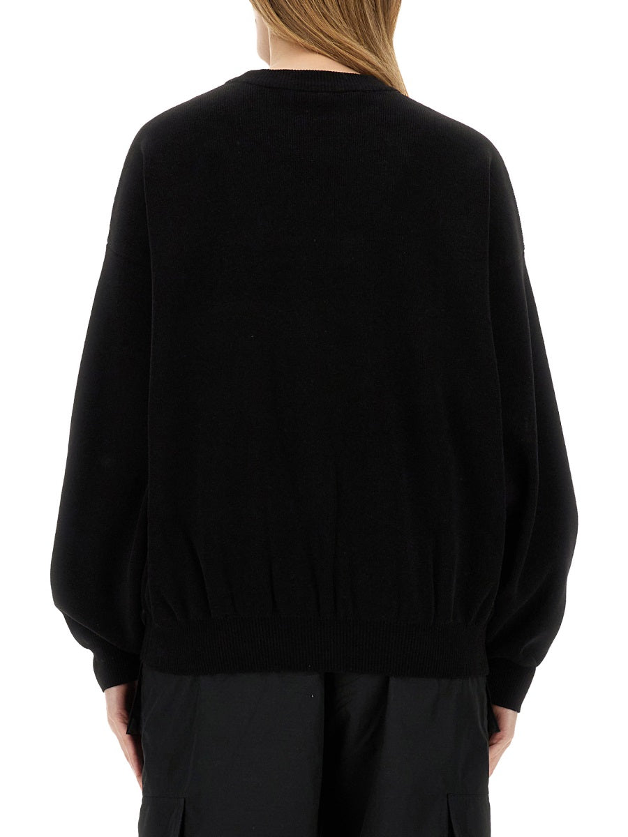 ALEXANDER WANG Oversized Logo Sweatshirt (S)