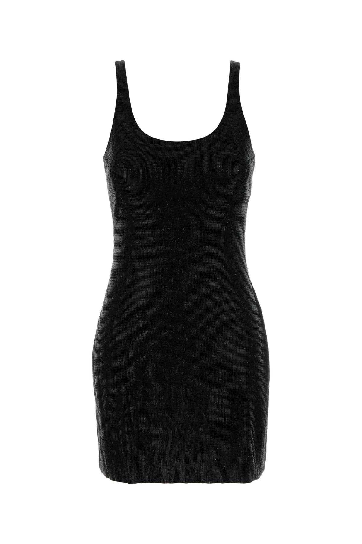 ALEXANDER WANG Embellished Scoop Neck Mini Dress