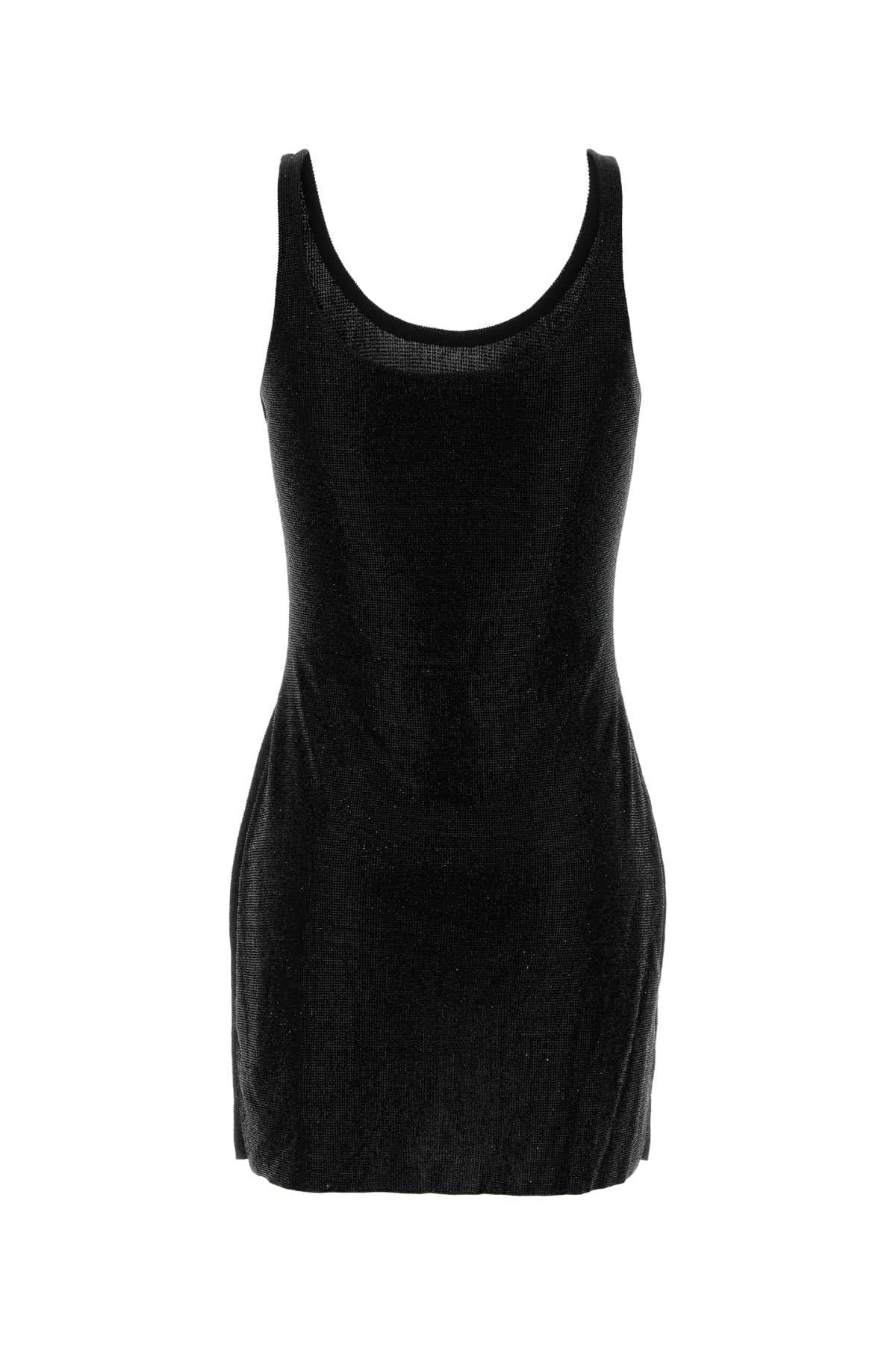 ALEXANDER WANG Embellished Scoop Neck Mini Dress