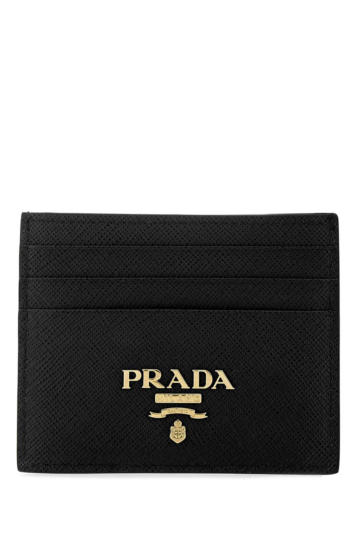 PRADA Mini Card Holder in Saffiano Leather