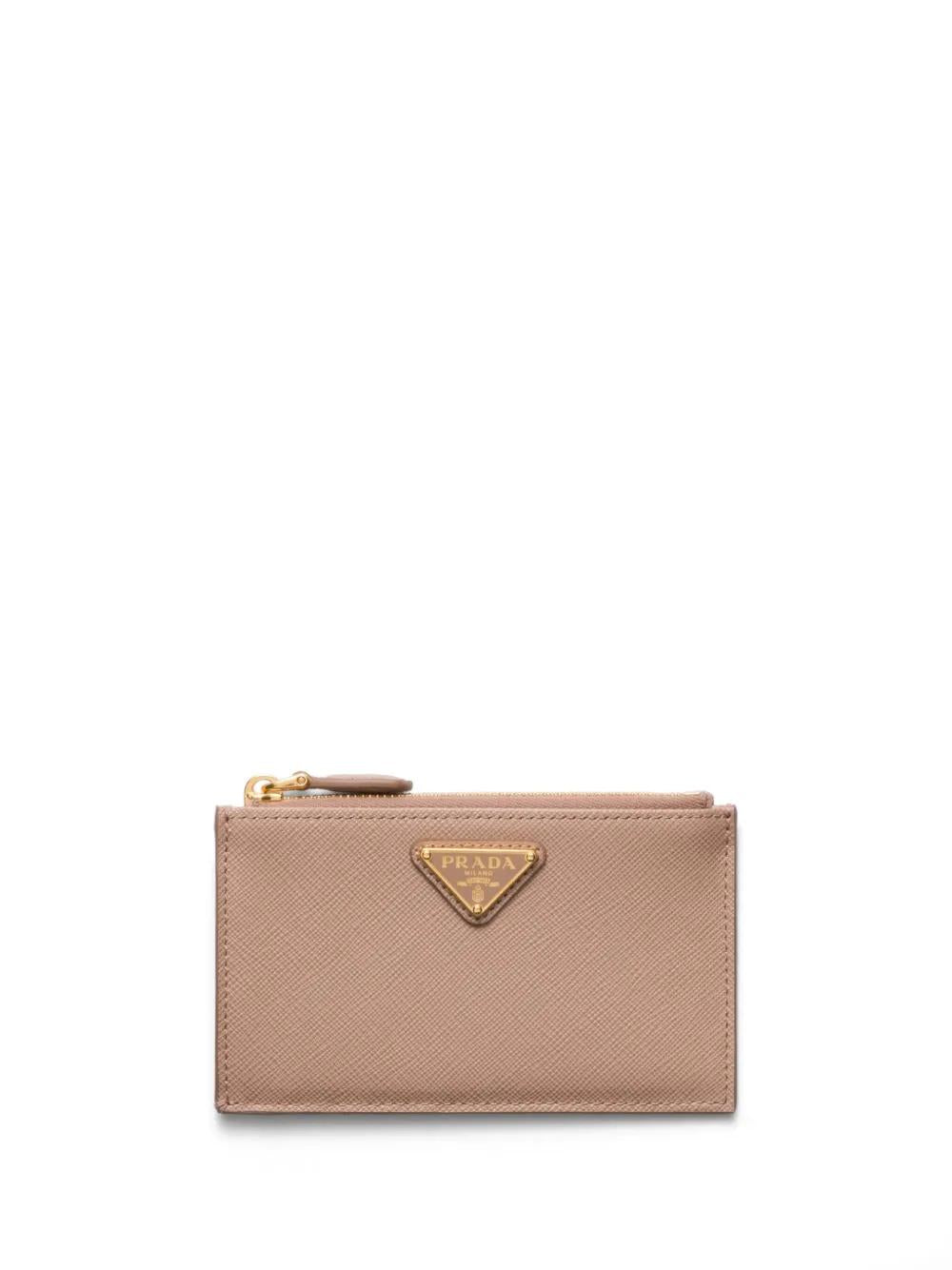 PRADA Mini Saffiano Leather Card Holder