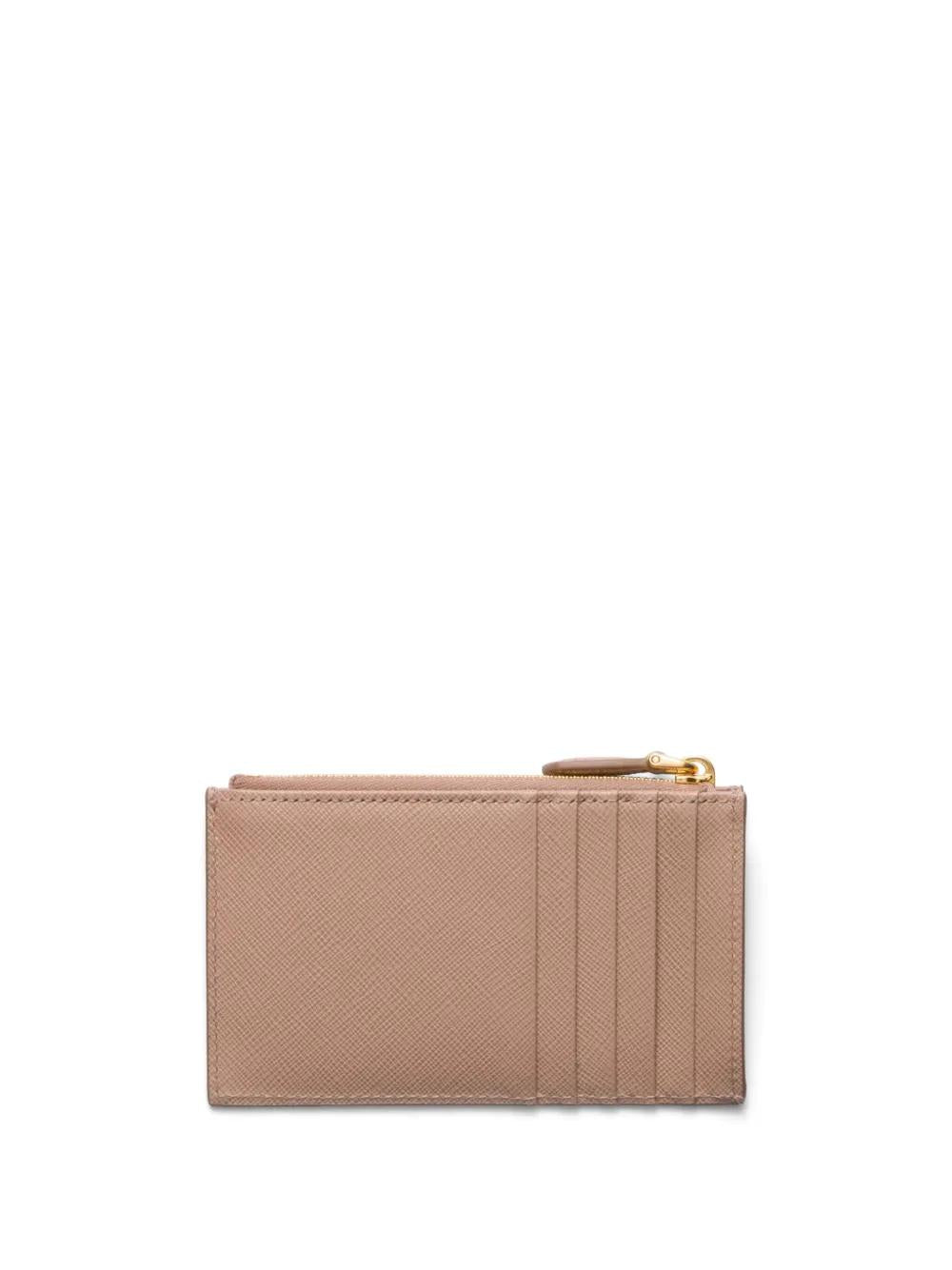 PRADA Mini Saffiano Leather Card Holder