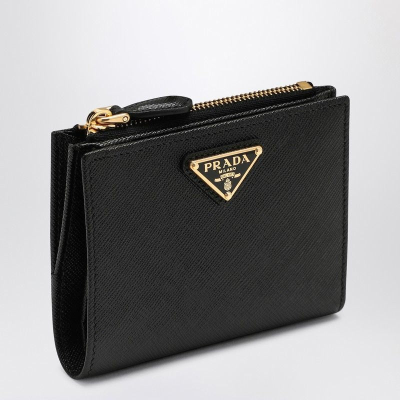 PRADA Mini Saffiano Leather Wallet