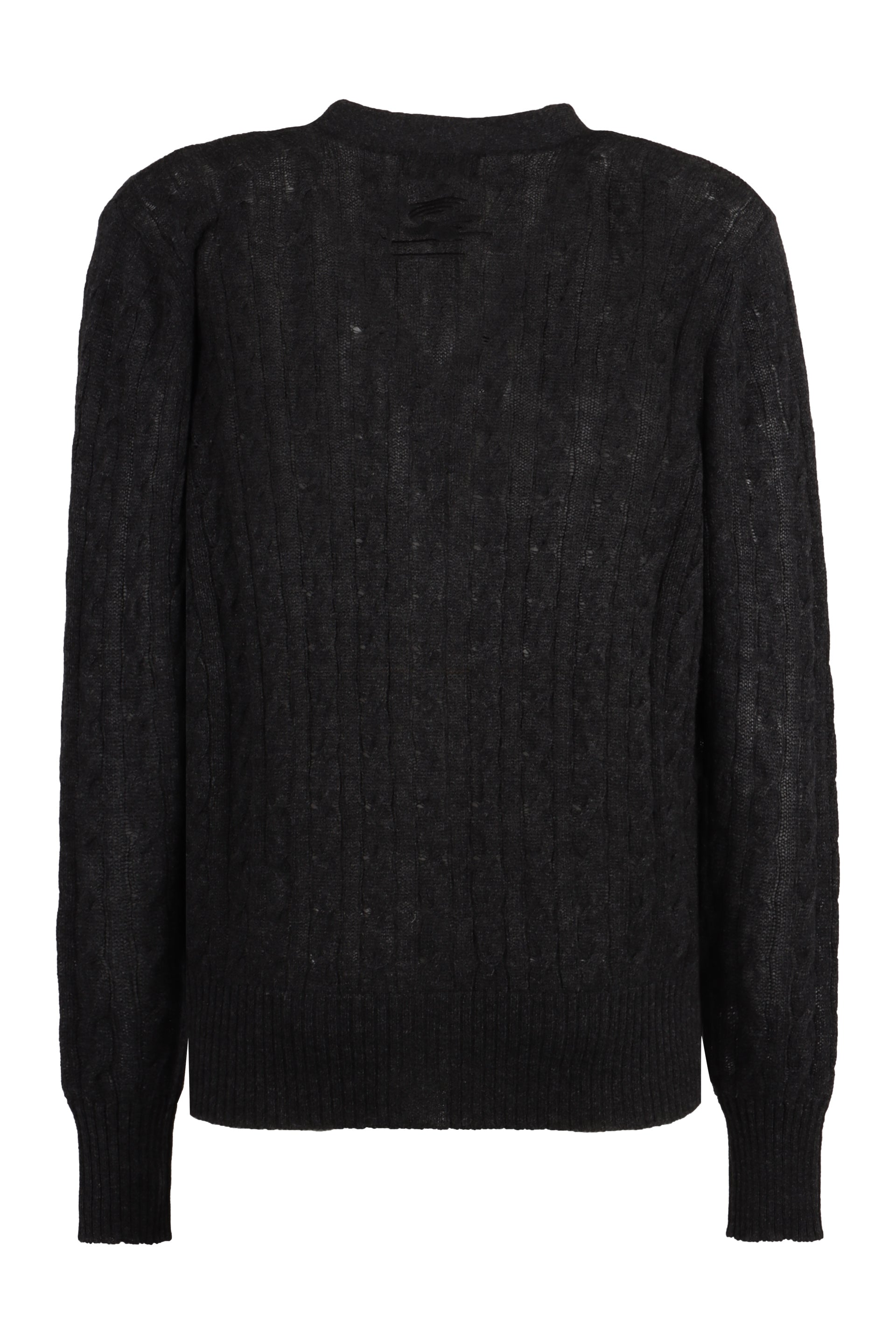 ETRO Men's Cashmere Cable-Knit Cardigan