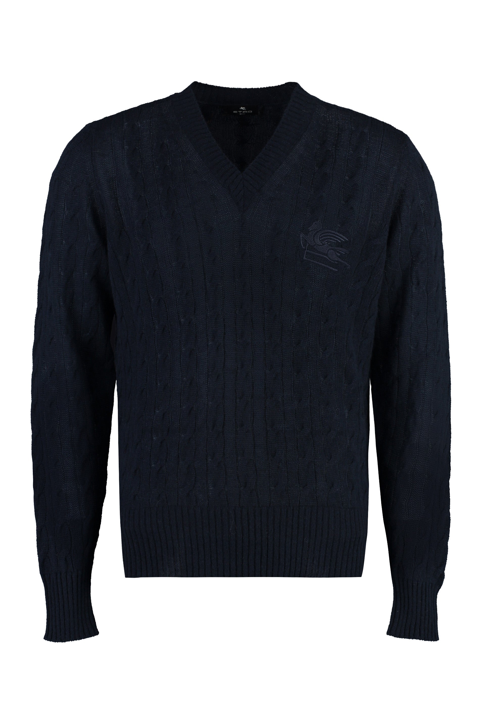 ETRO Cashmere Cable-Knit Sweater for Men