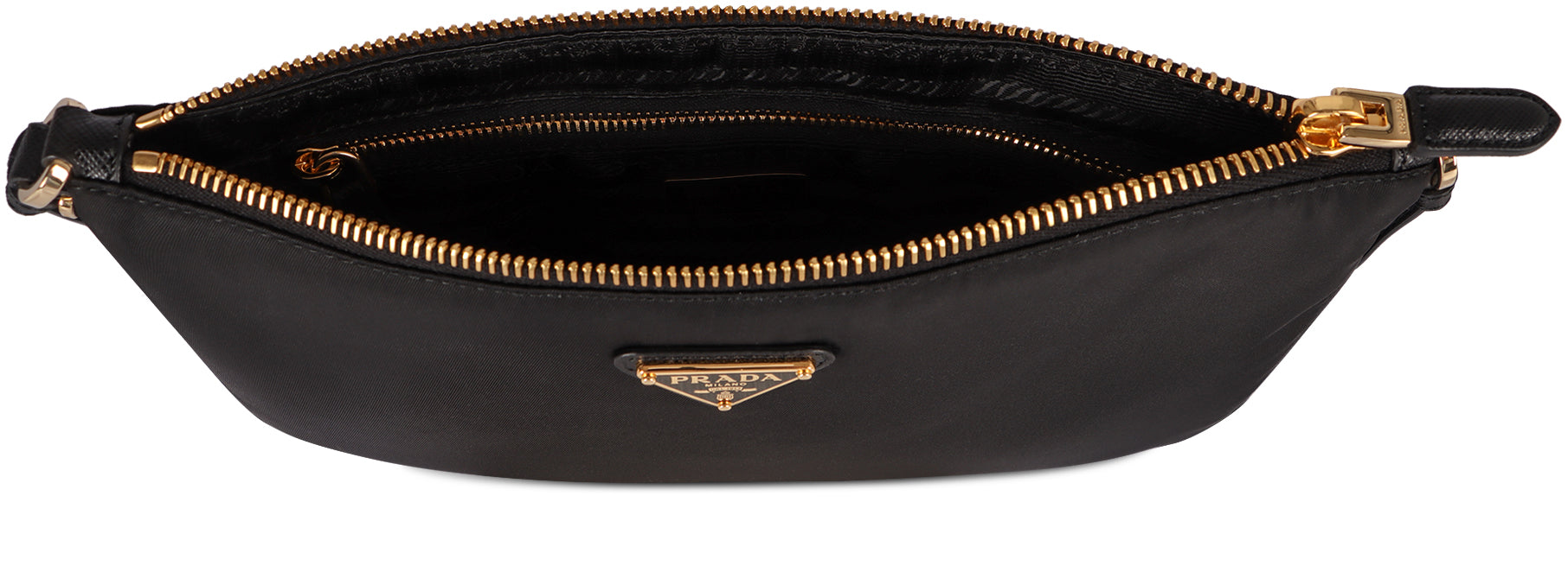 PRADA Mini Top Handle Pouch Handbag